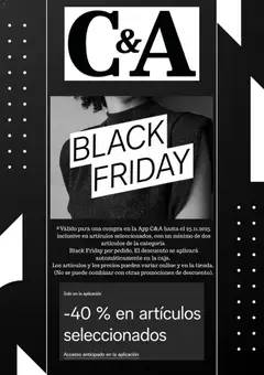 Pré-visualização C&A Black Friday perceber válido de 21.11.2025