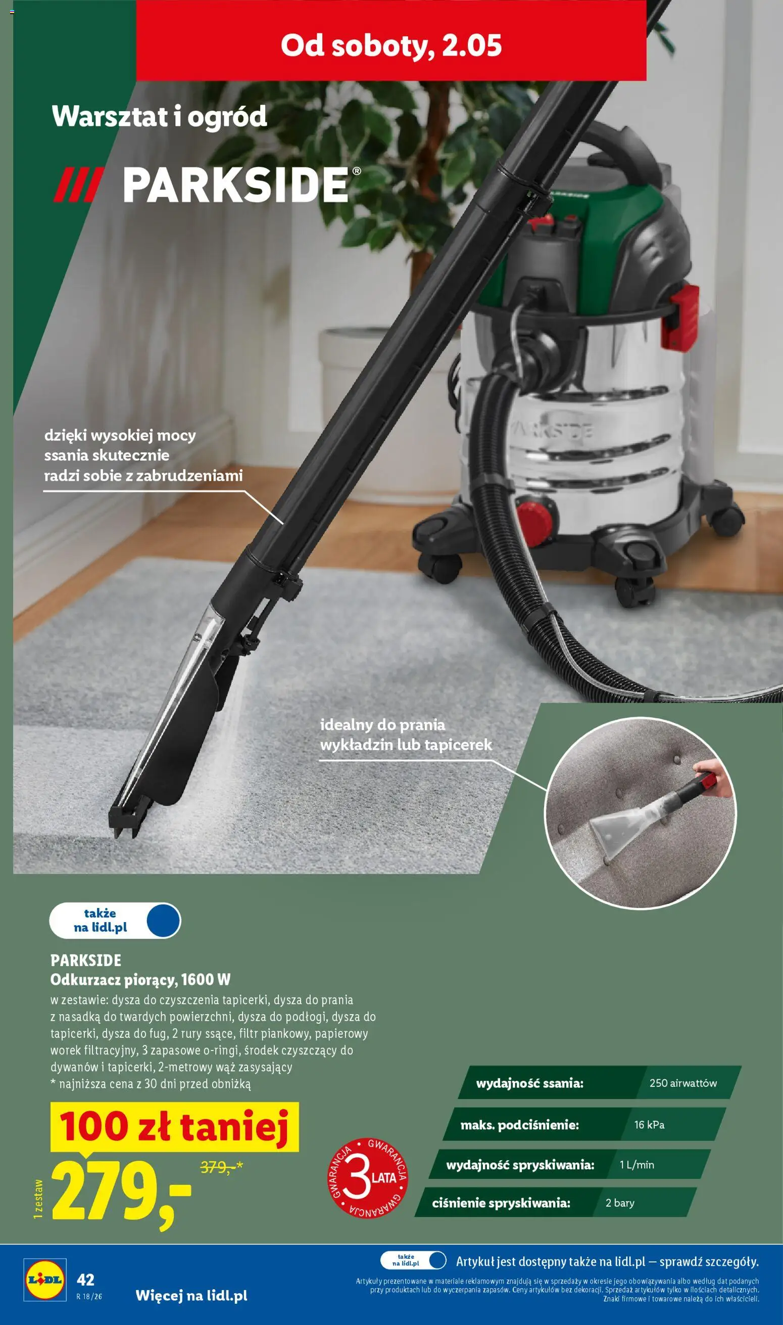 Lidl Katalog od 27.04.2026 | Strona: 50 | Produkty: Odkurzacz, Cleaner