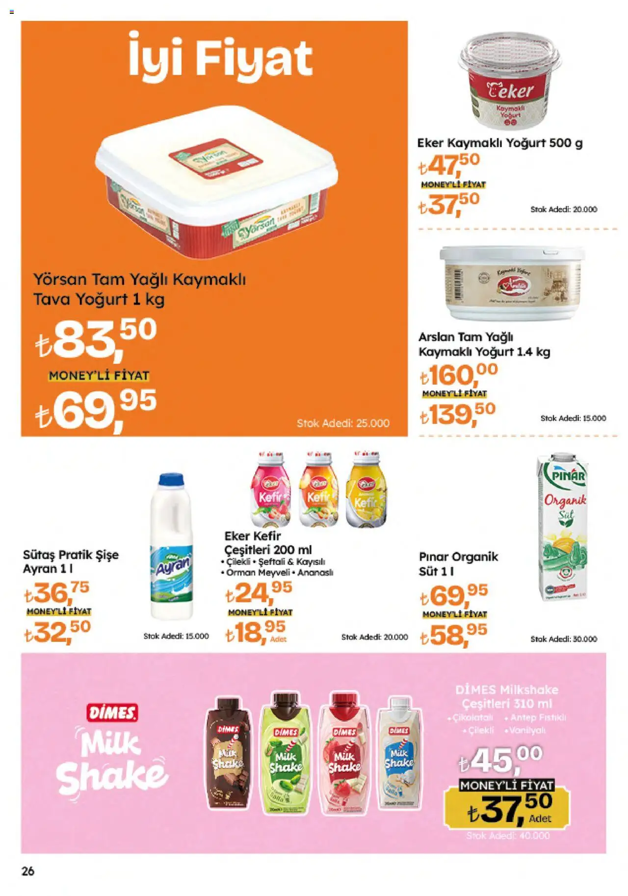 Migros Katalog - Migroskop - 07.08.2025 tarihinden itibaren geçerlidir | Sayfa: 26 | Ürünler: Kefir, Süt, Yoğurt, Şeftali