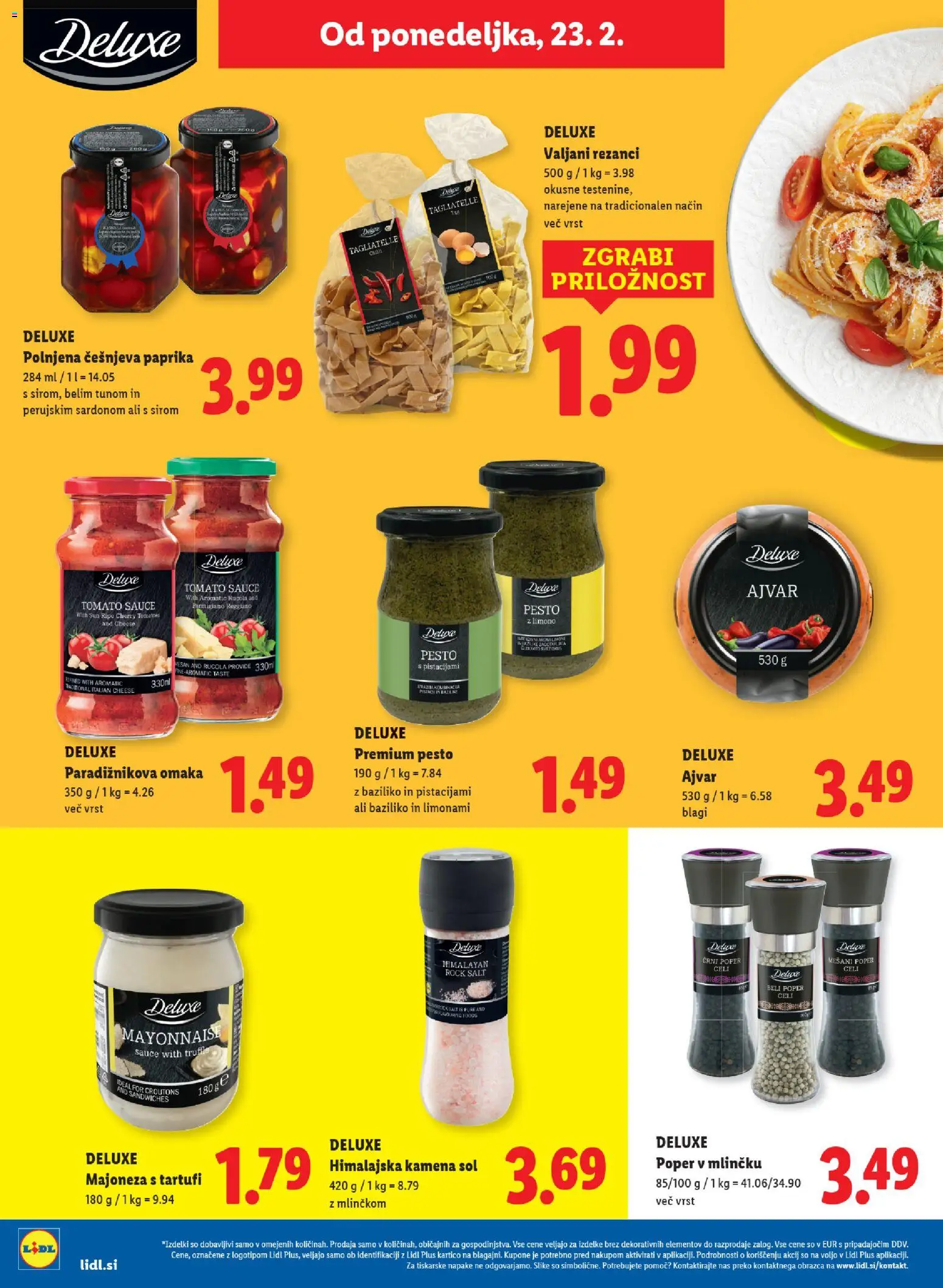 Novi Lidl katalog ponudbe – veljaven od 19.02.2026 | Stran: 56 | Izdelki: Paprika, Pesto, Omaka, Sol