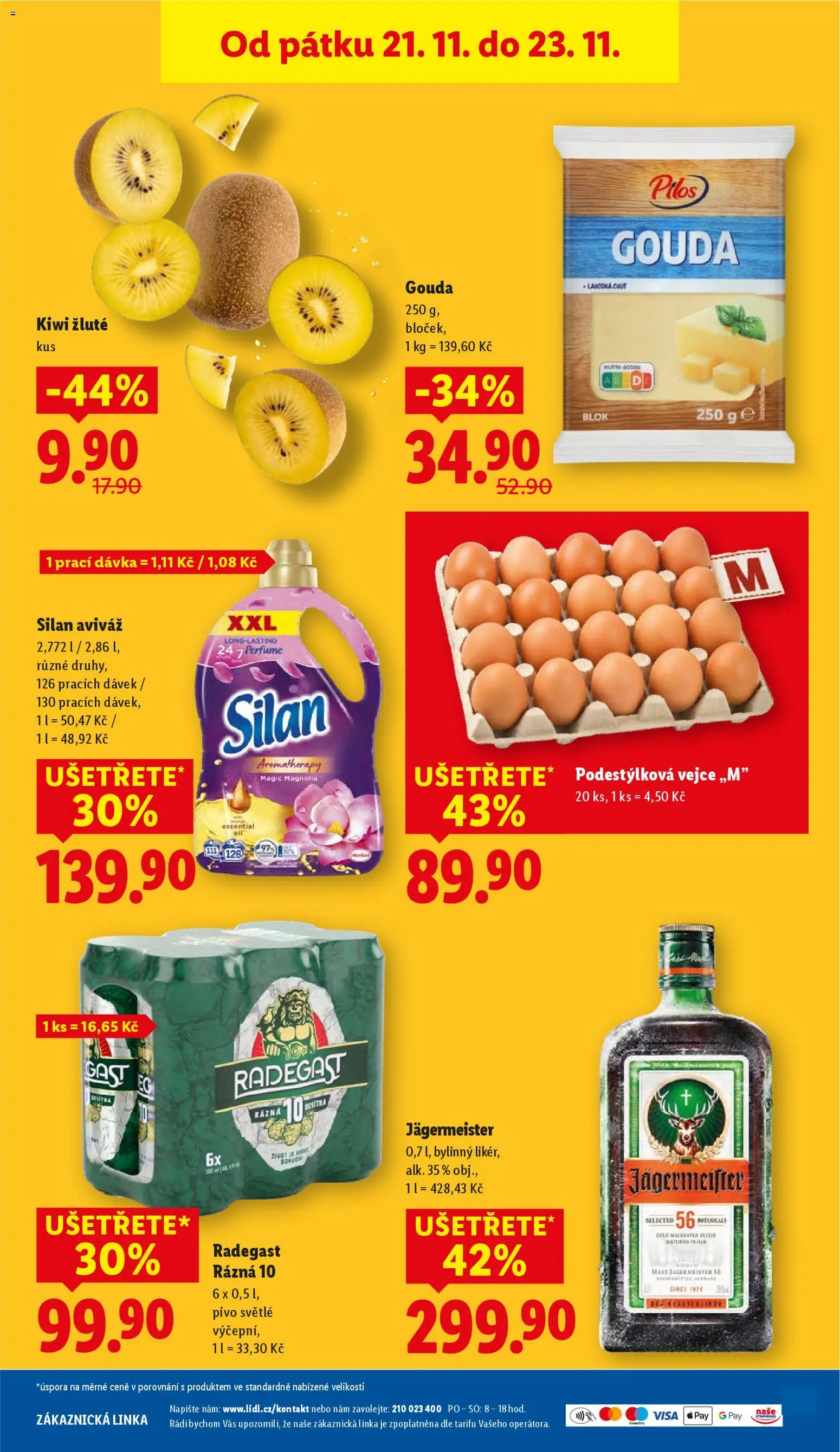 Lidl Black Friday od 20.11.2025 | Strana: 63 | Produkty: Gouda, Vejce, Pivo, Radegast