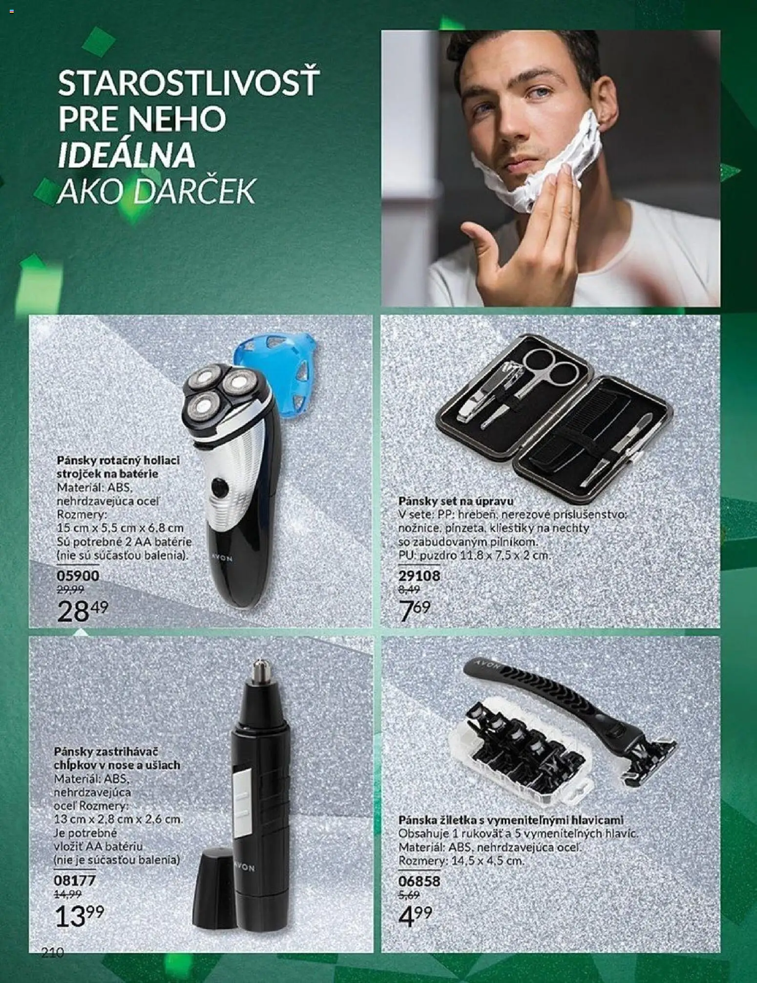 Nové Avon akcie – leták je platný od 01.11.2025 | Strana: 210 | Produkty: Strojček, Holiaci strojček