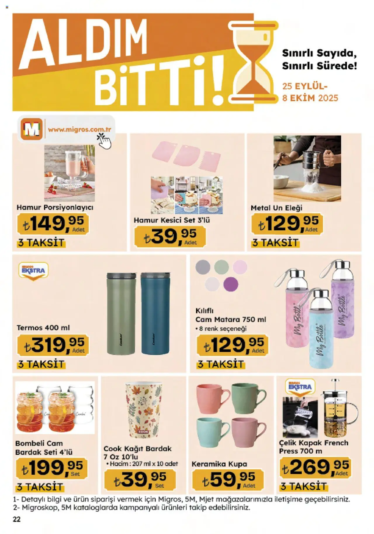 Migros Katalog - Migroskop - 25.09.2025 tarihinden itibaren geçerlidir | Sayfa: 112 | Ürünler: Zselatin, Termos, Kesici