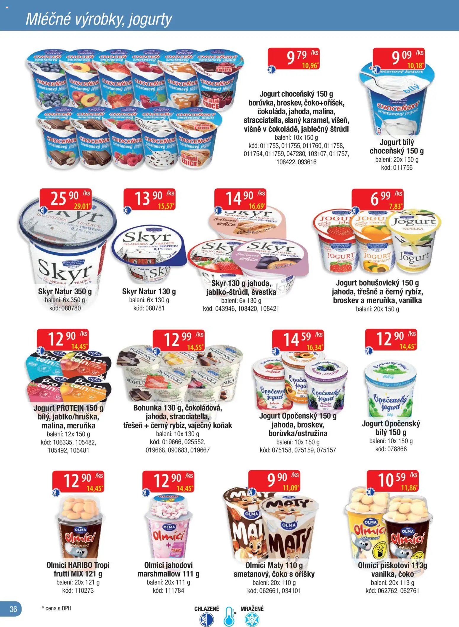 Astur & Qanto leták - Velkoobchod fresh 03/2026 od 01.03.2026 | Strana: 36 | Produkty: Opočenský jogurt, Jogurt, Oříšky, Skyr