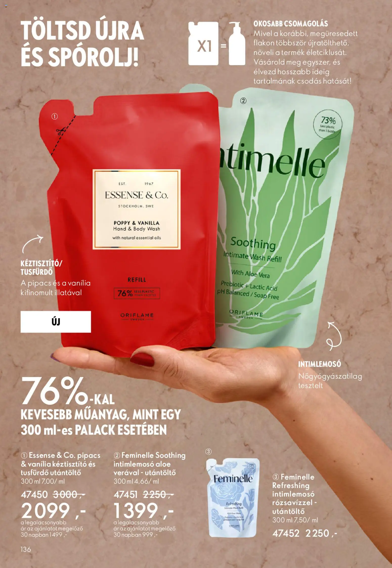 Oriflame akciós ujság - amely érvényes a következő dátumtól: 03.12.2025 | Oldal: 136 | Termékek: Body, Aloe vera, Tusfürdő