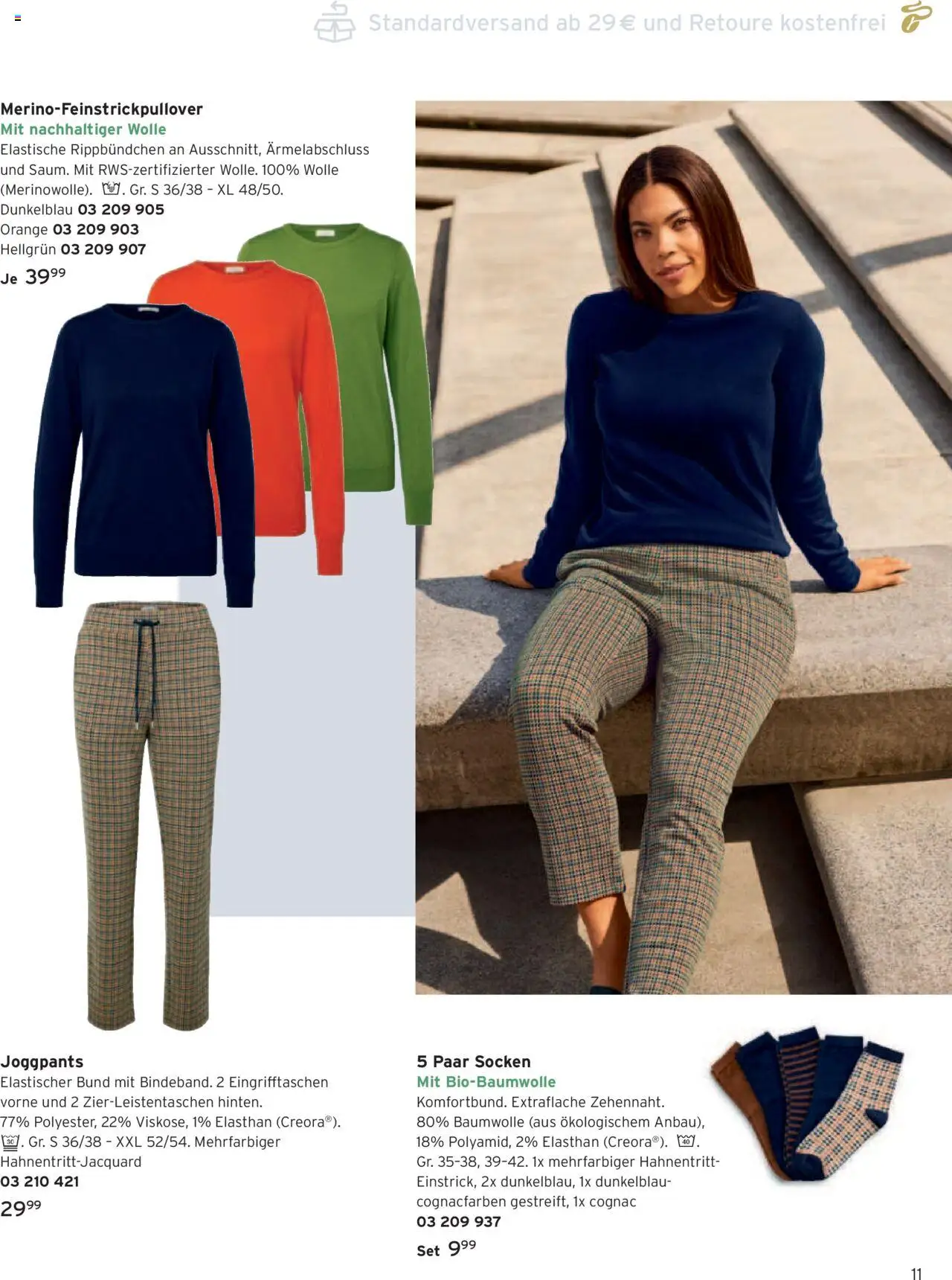 Katalog Tchibo Herbst – gültig ab 15.09.2025 | Seite: 11 | Produkte: Socken