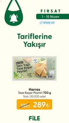 01.04.2026 tarihinden itibaren geçerli olan File Market kataloğu önizlemesi | Sayfa: 3 | Ürünler: Kahve
