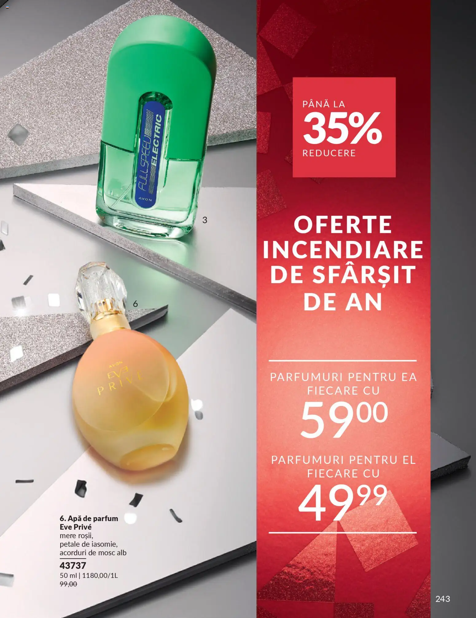 Noul catalog Avon – valabil de la 01.12.2025 | Pagină: 243 | Produse: Apă de parfum, Parfum, Mere, Apă