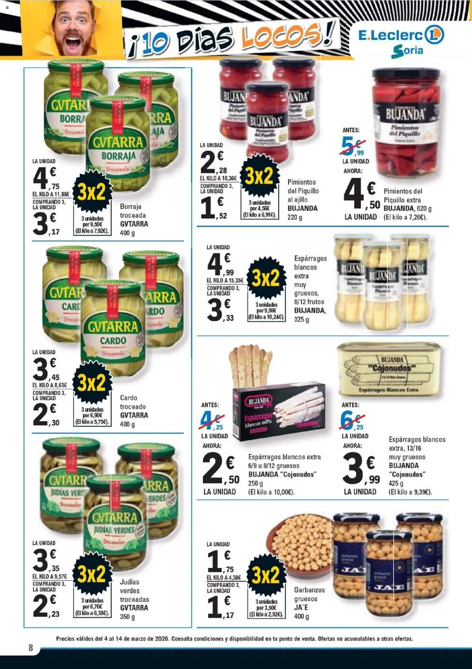 E.Leclerc Soria │ válido desde el 04.03.2026 | Página: 8 | Productos: Νερό καρύδας