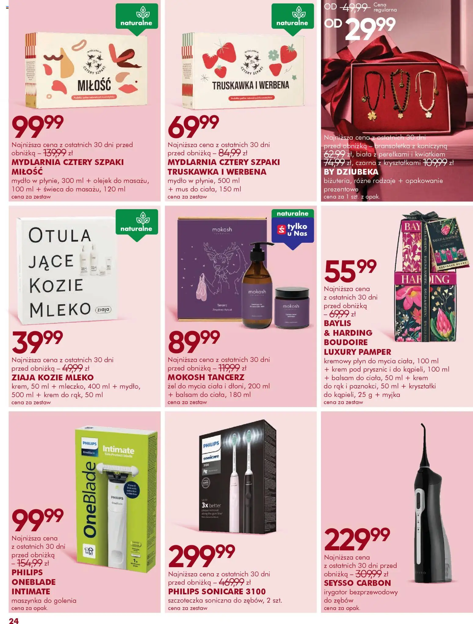Super-pharm Gazetka - Jakie piękne Święta od 06.11.2025 | Strona: 24 | Produkty: Szczoteczka soniczna, Prysznic, Irygator, Mydło