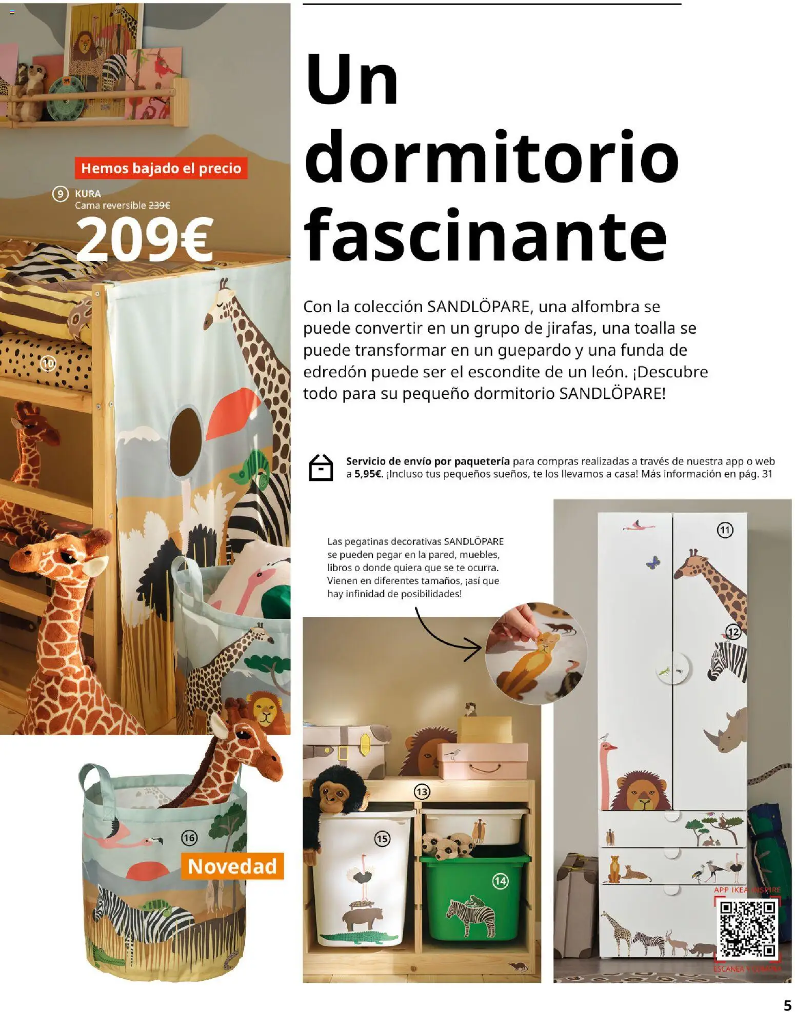 Catálogo IKEA Juguetes │ válido desde el 02.12.2025 | Página: 5 | Productos: Edredón, Funda, Cama, Alfombra