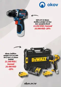 Okov katalog - pregled Okov kataloga - važi od 01.04.2026 | Strana: 3 | Proizvode: Bosch, Bušilica