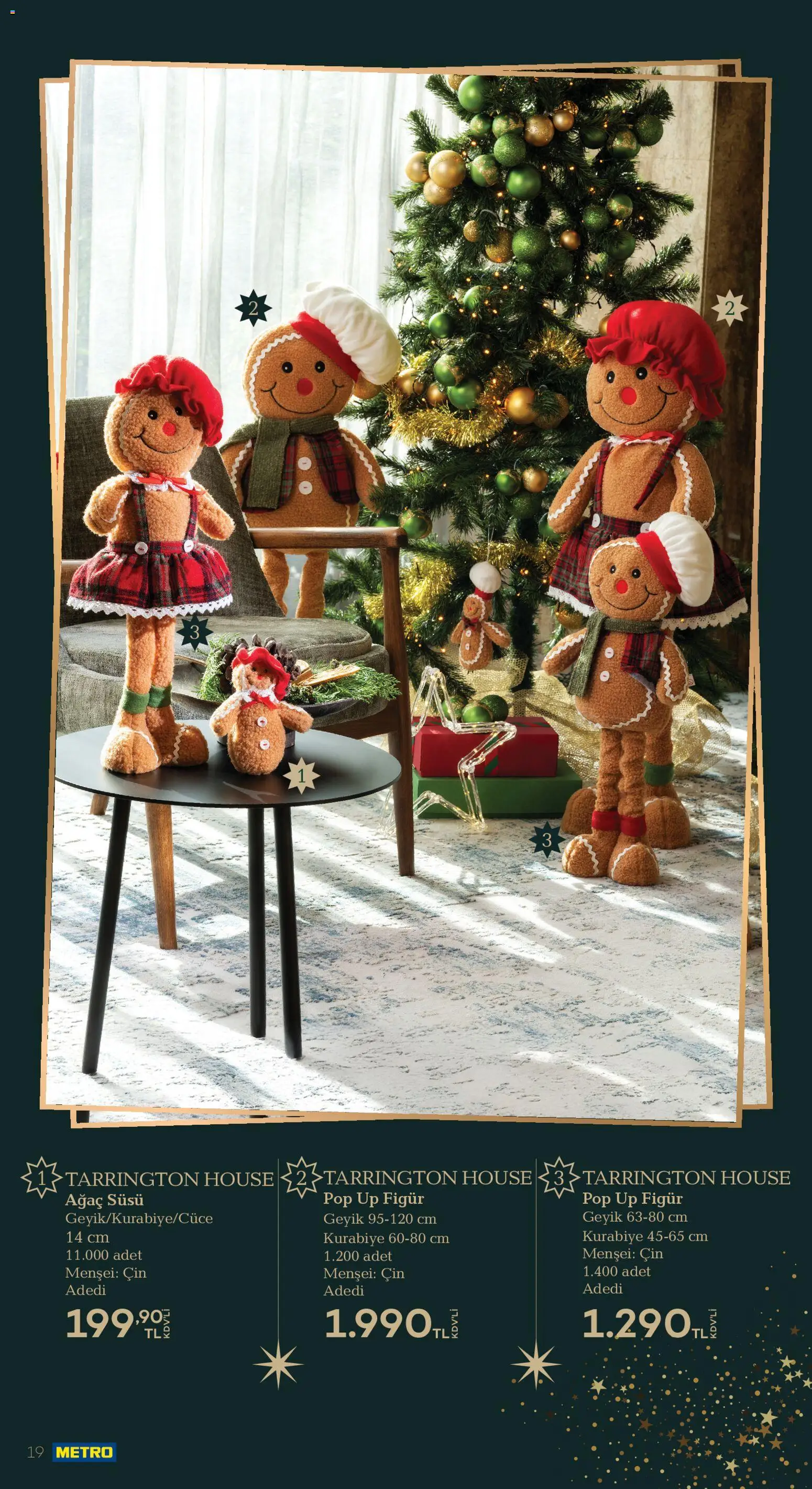 Metro - Yılbaşı Dekorasyon Kataloğu - 18.11.2025 tarihinden itibaren geçerlidir | Sayfa: 19 | Ürünler: Cin, Kurabiye