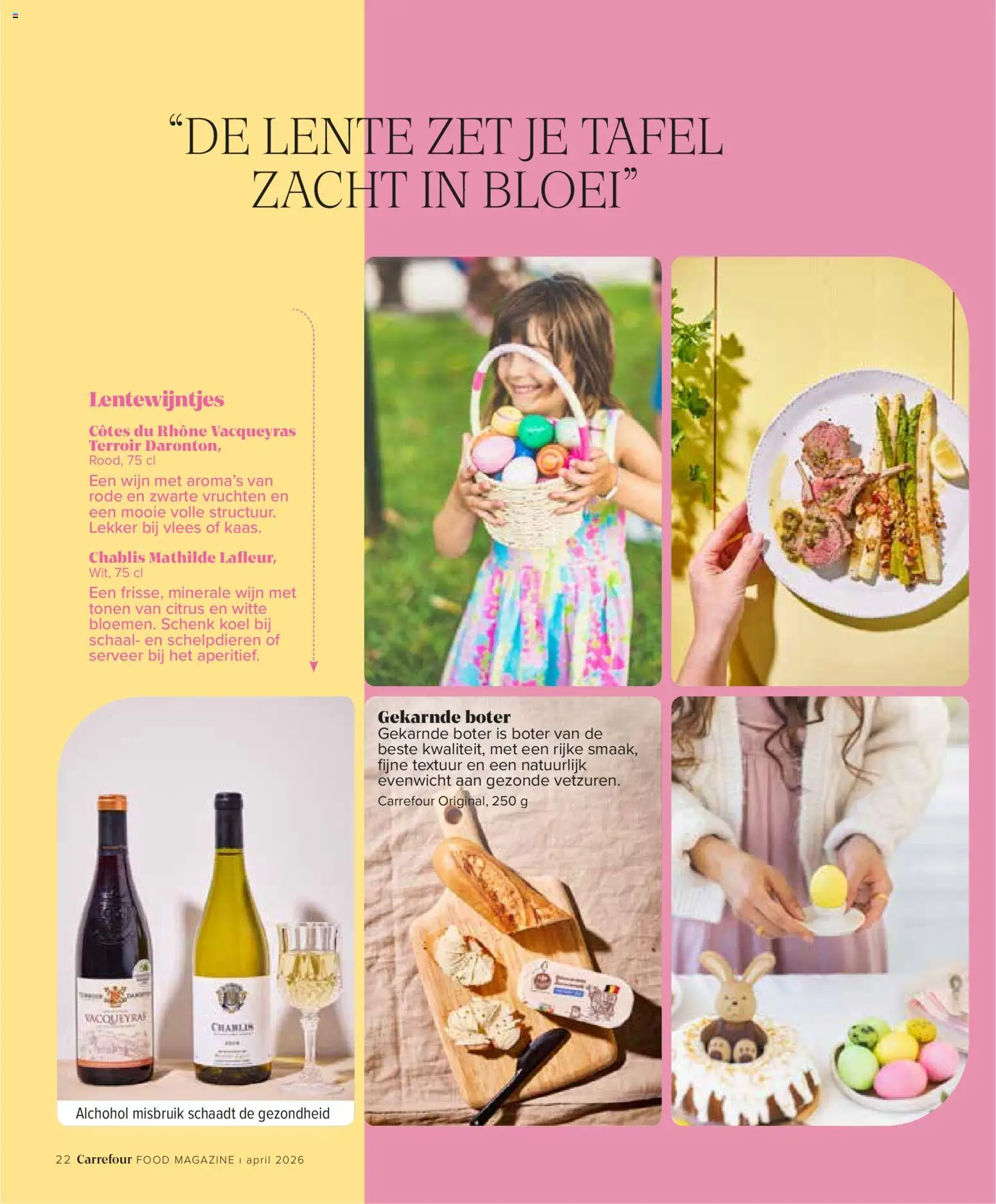 {H1} | Pagina: 22 | Producten: Wijn, Sós kalács, Boter, Schaal