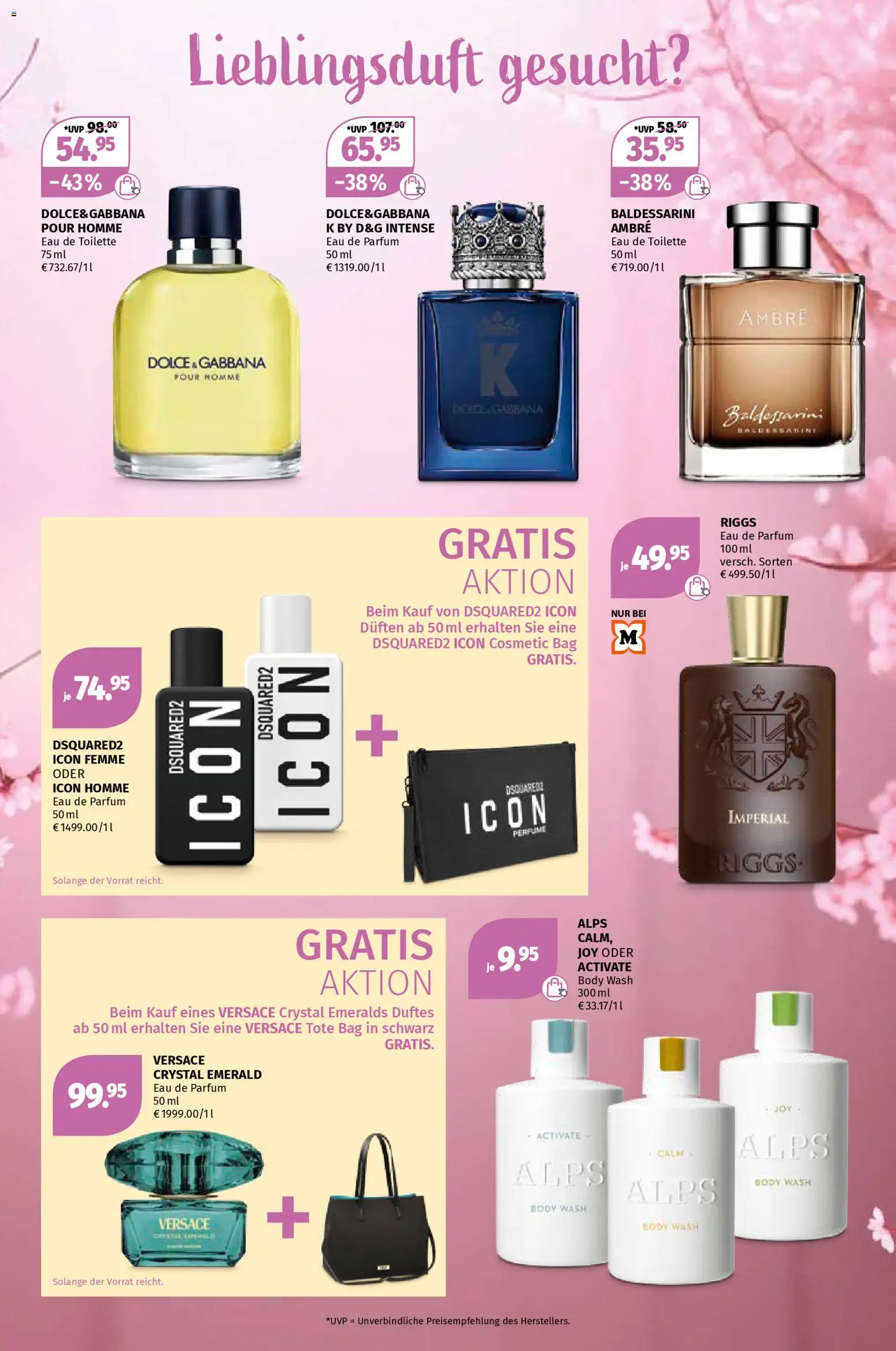 Müller Parfümerie Angebote gültig ab 27.04.2026 | Seite: 8 | Produkte: Toilette, Parfüm, Eau de Toilette