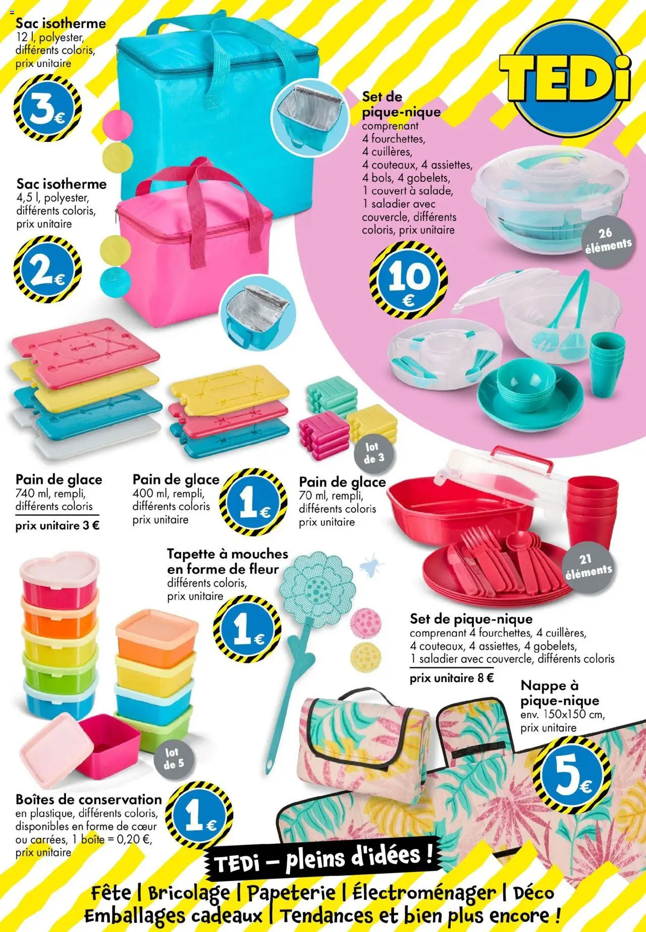  | Page: 21 | Produits: Sac isotherme, Sac, Nappe, Pain