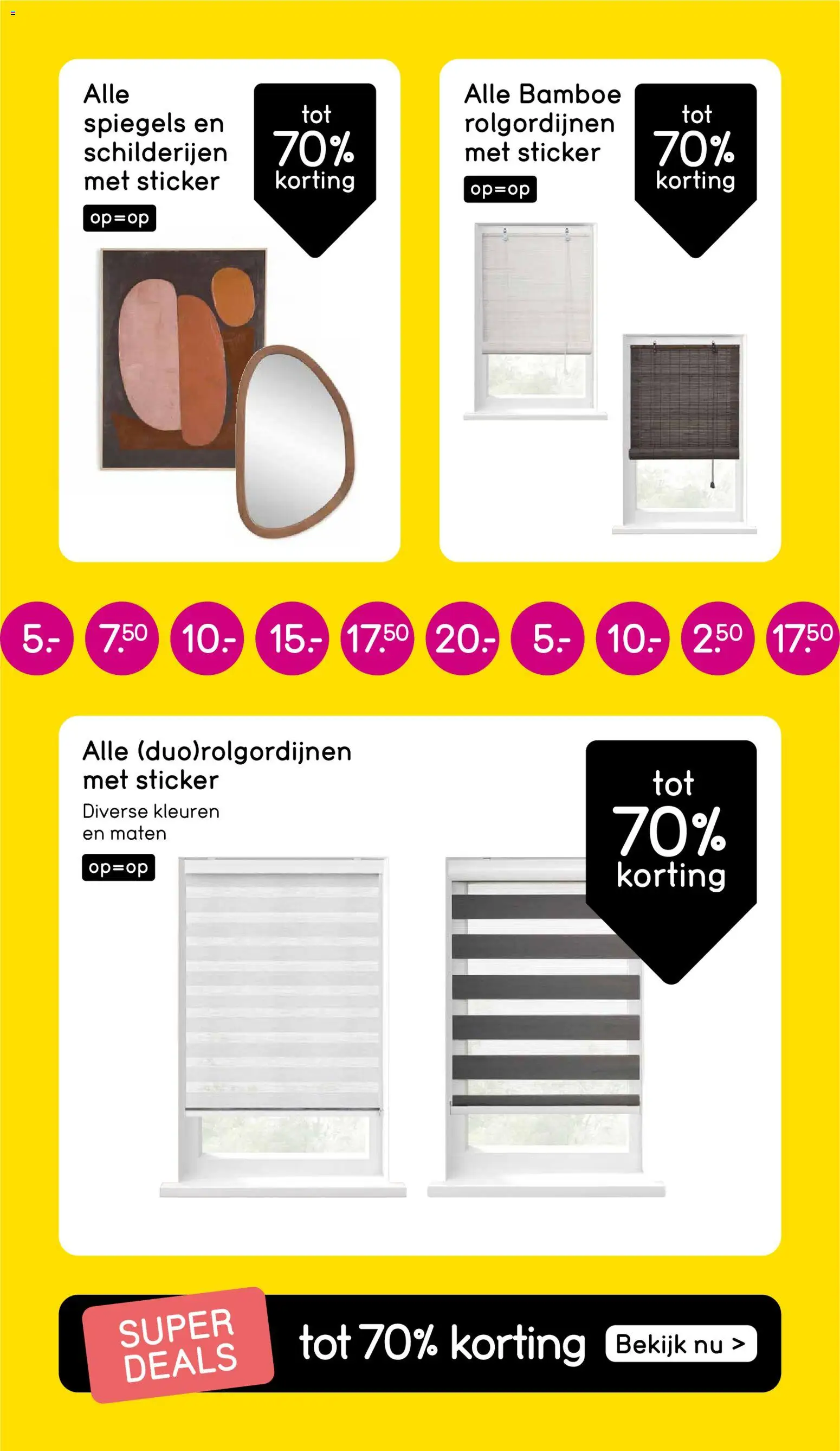 {H1} | Pagina: 23 | Producten: Spiegels