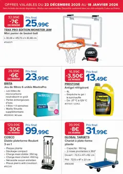 Costco - Prévisualisation de Costco catalogue valide à partir de 22.12.2025 | Page: 11 | Produits: Filtre, Pneus, Panier