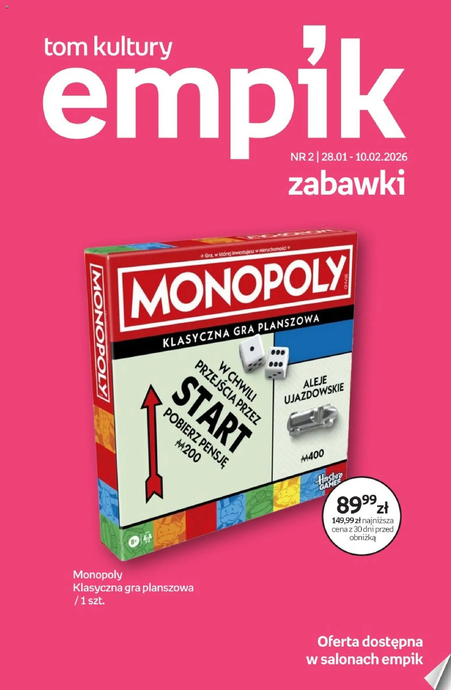 Empik promocje - Tom kultury Zabawki od 28.01.2026 | Strona: 1