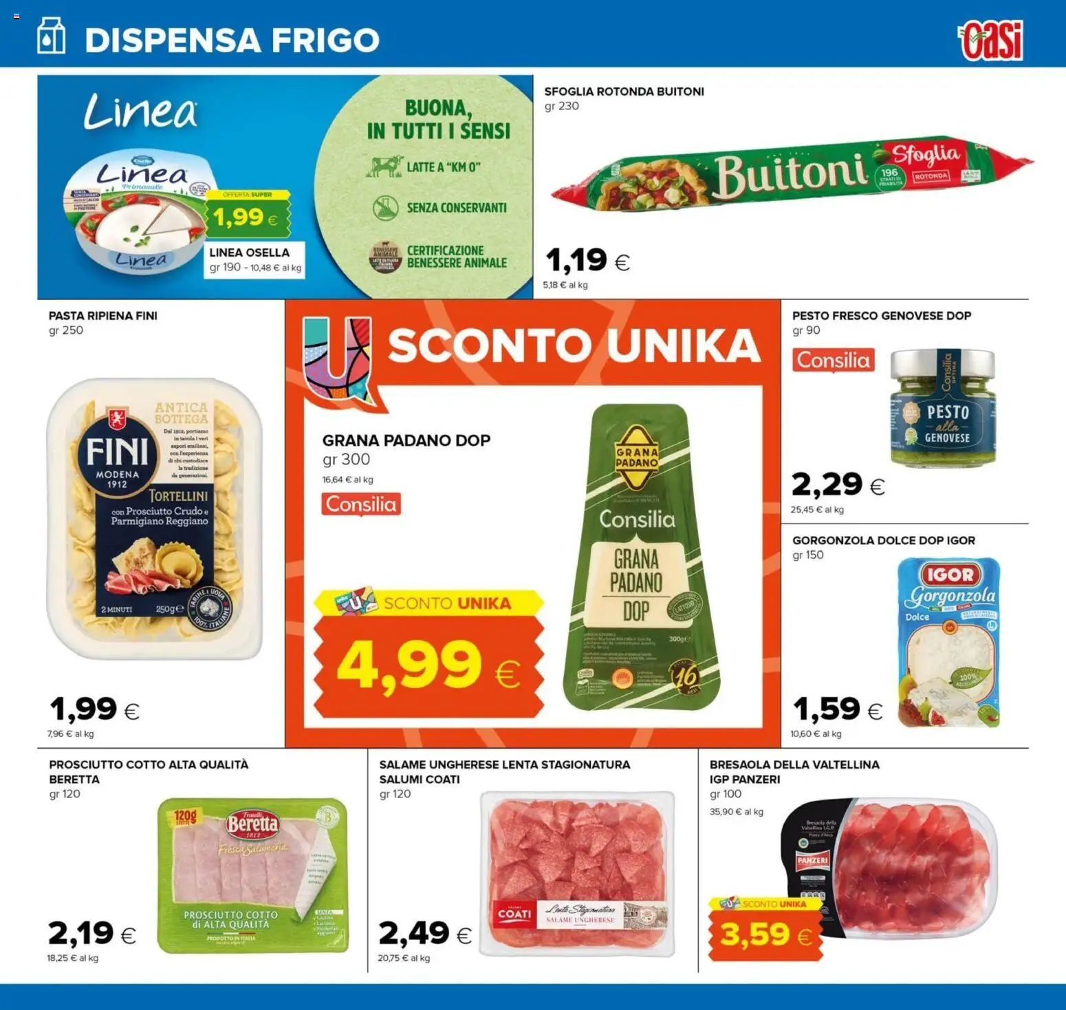 Volantino Oasi del 12.03.2026 | Pagina: 9 | Prodotti: Prosciutto Crudo, Prosciutto Cotto, Prosciutto, Gorgonzola