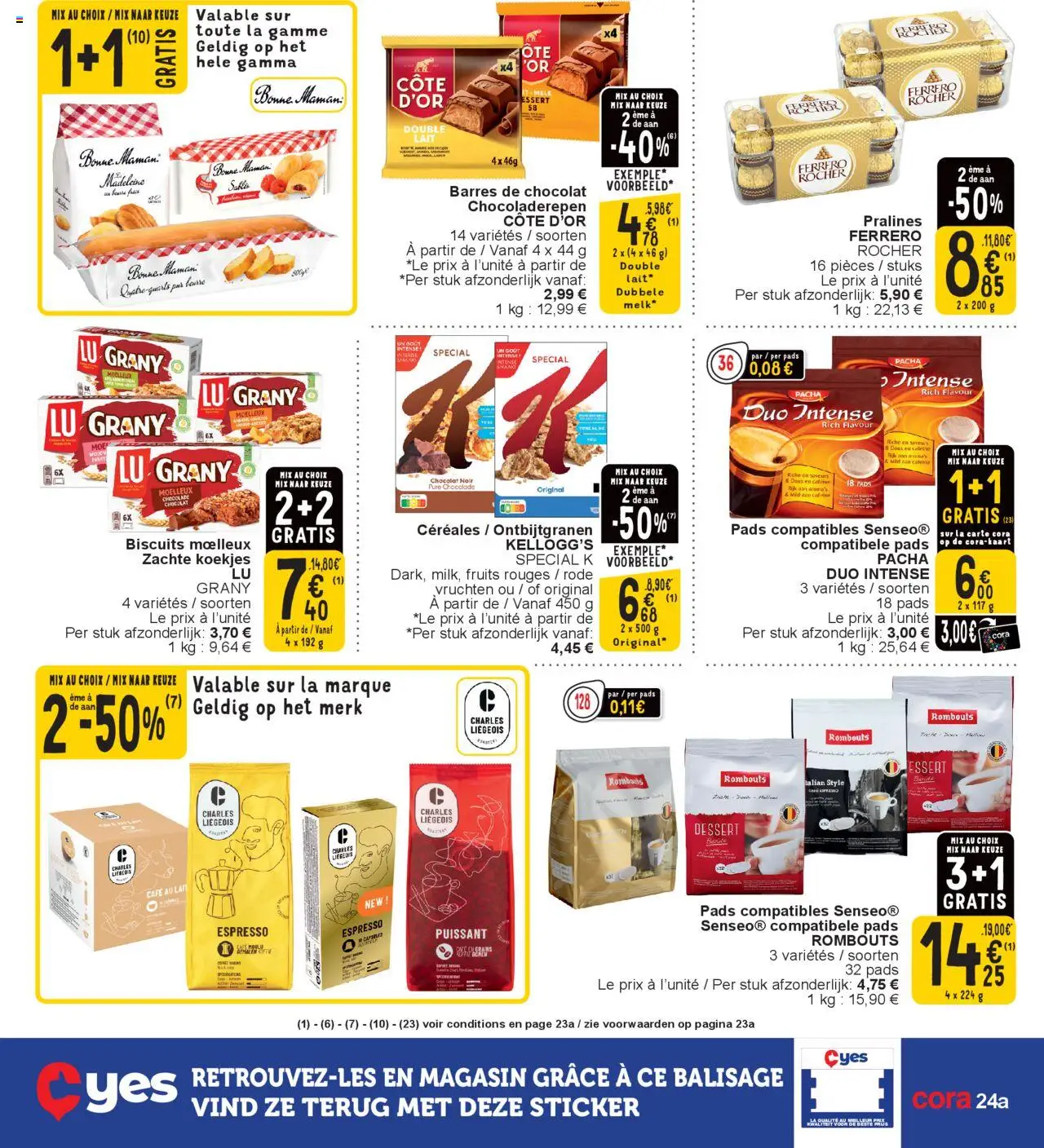  | Pagina: 24 | Producten: Koekjes, Rooibos tea, La, Chocolade