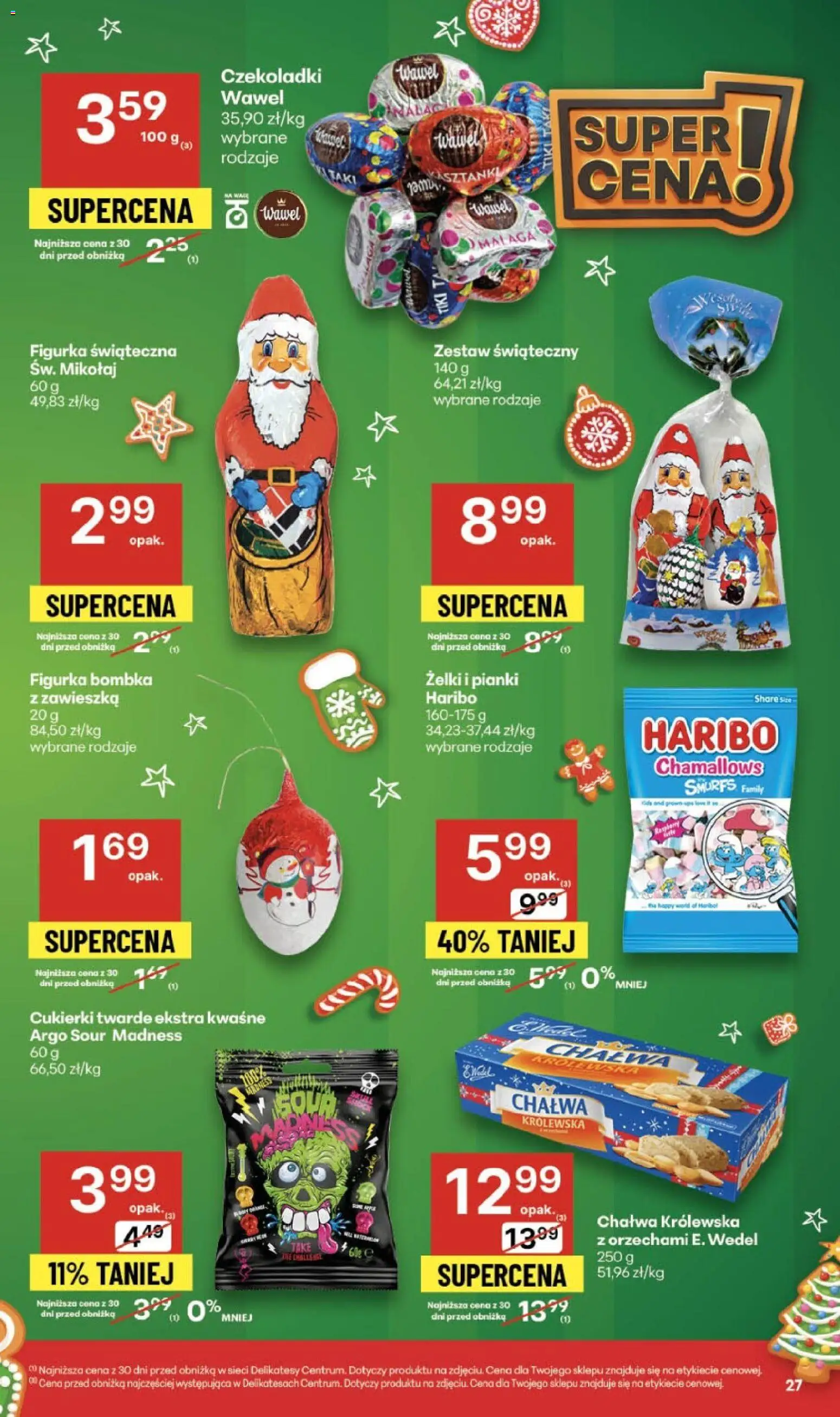 Delikatesy Centrum Gazetka od 04.12.2025 | Strona: 27 | Produkty: Delikatesy, Żelki, Pianki, Cukierki