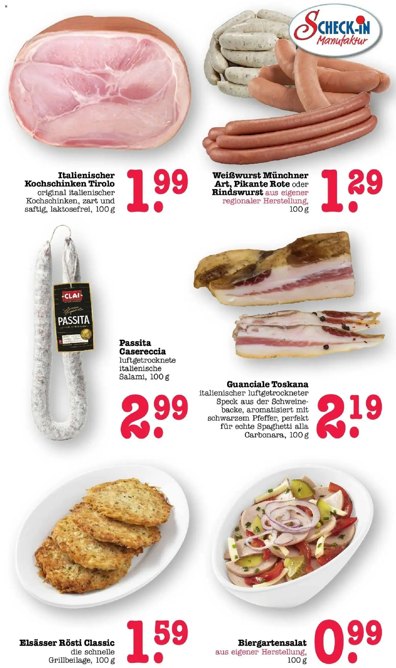 Edeka prospekt Wörth Am Rhein	 – gültig ab 05.04.2026 | Seite: 9 | Produkte: Eier, Weißwurst, Salami