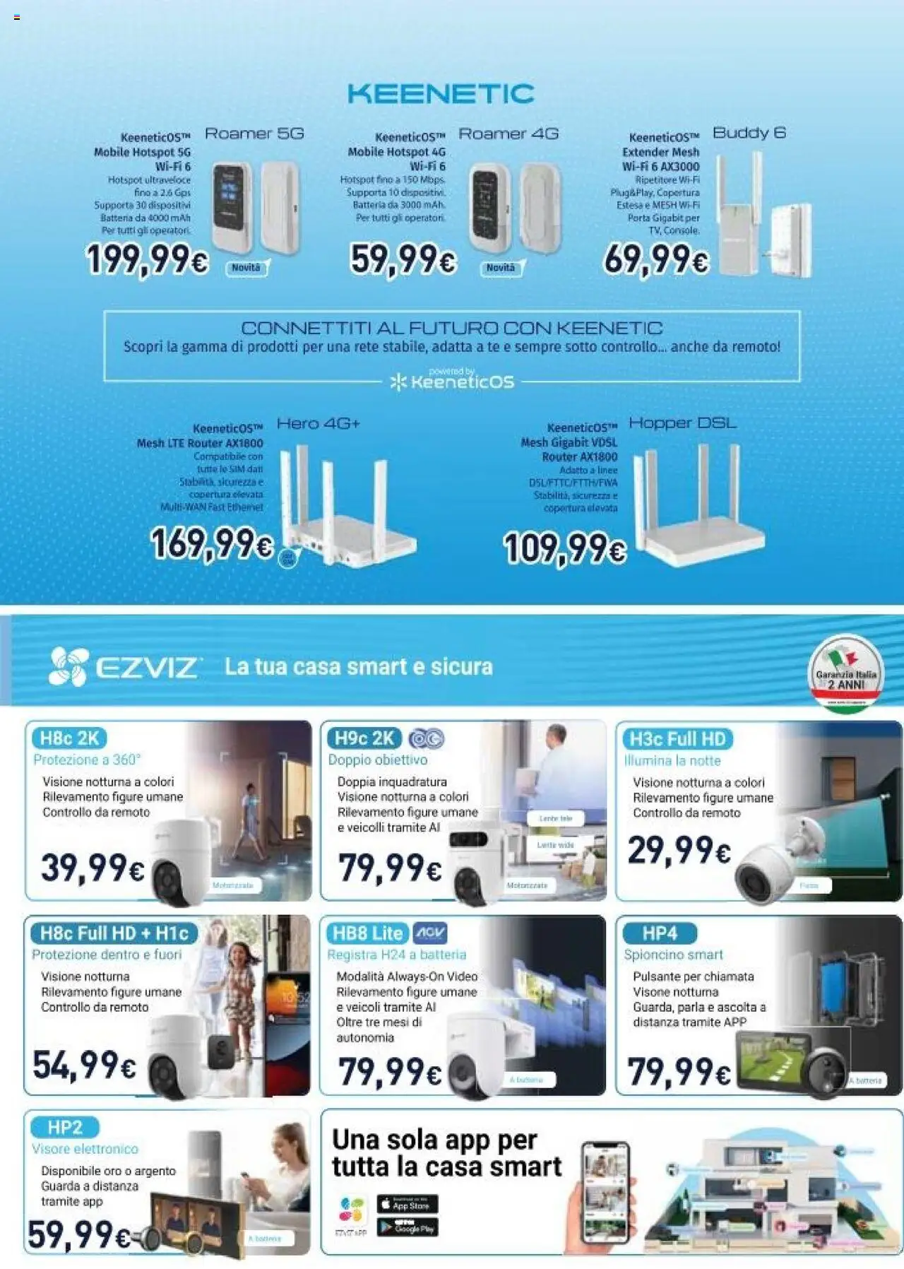 Volantino Unieuro del 22.08.2025 | Pagina: 39 | Prodotti: Router, Mobile, Tè, Video