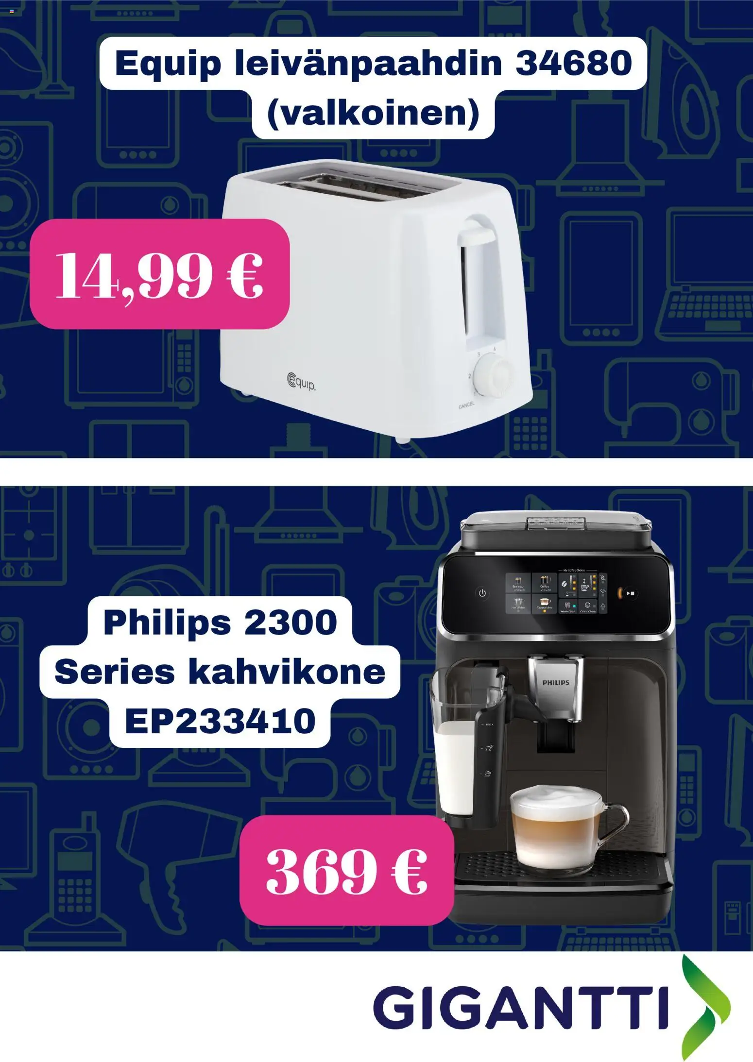 Gigantti tarjoukset – voimassa 31.10.2025 alkaen | Sivu: 4 | Tuotteet: Leivänpaahdin