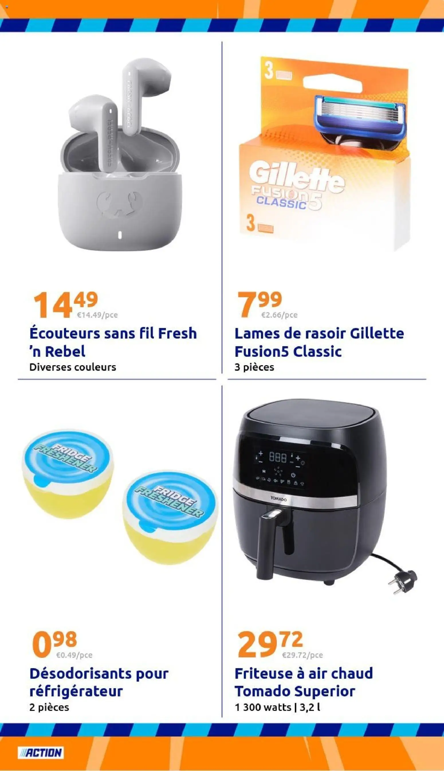{H1} | Page: 27 | Produits: Écouteurs, Réfrigérateur, Rasoir, Friteuse