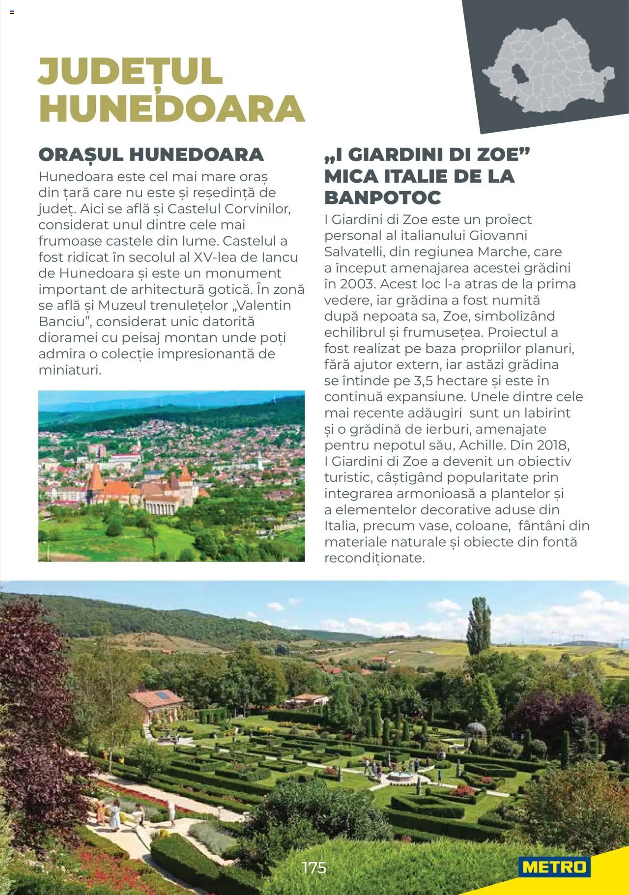 Metro catalog - Ghid de călătorie România – valabil de la 01.08.2025 | Pagină: 175