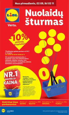 LIDL leidinys galioja nuo 09.02.2026