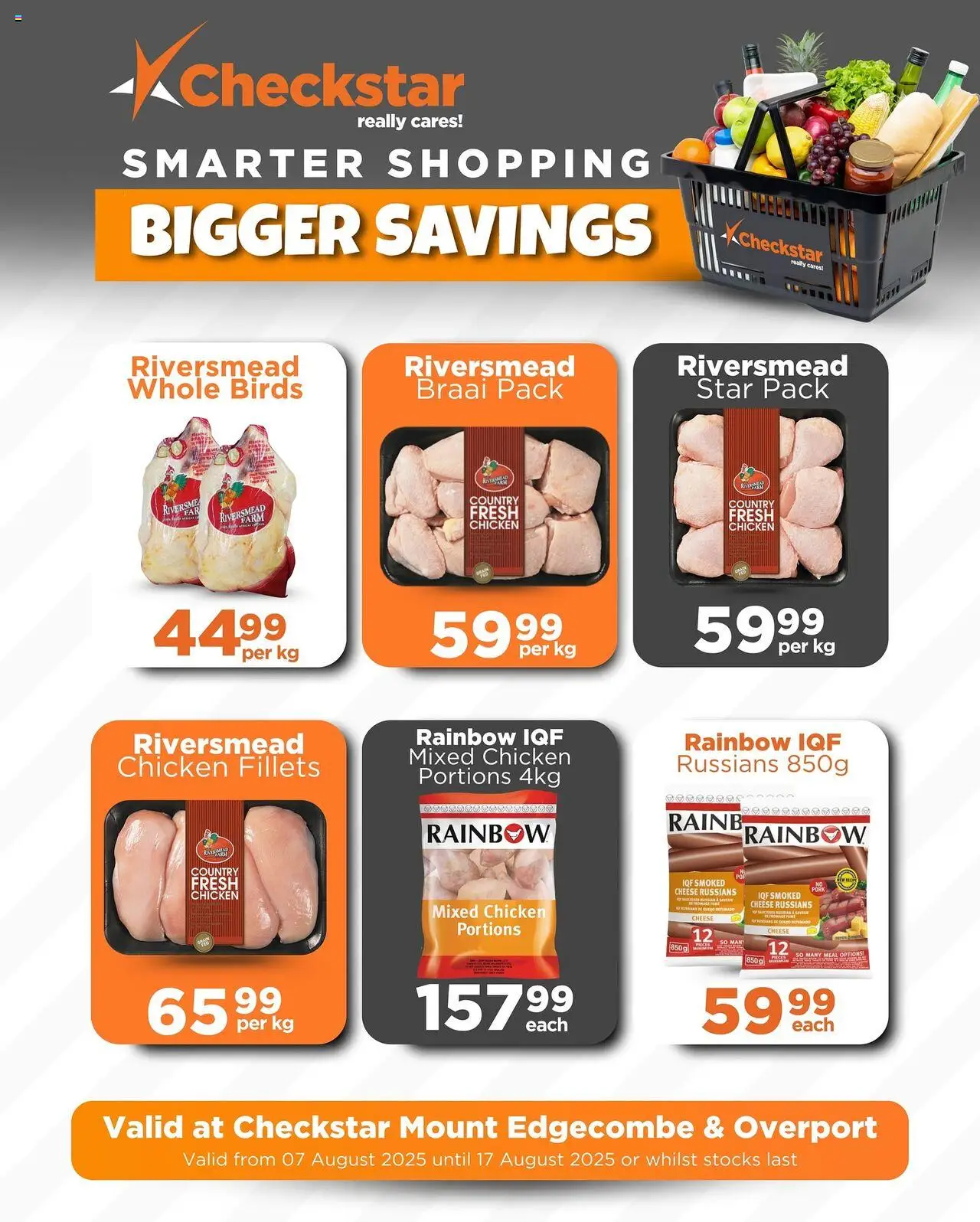 Check Star Specials Mount Edgecombe and Overport │ valid from 07.08.2025 | Page: 19 | Products: Cheese, Chicken