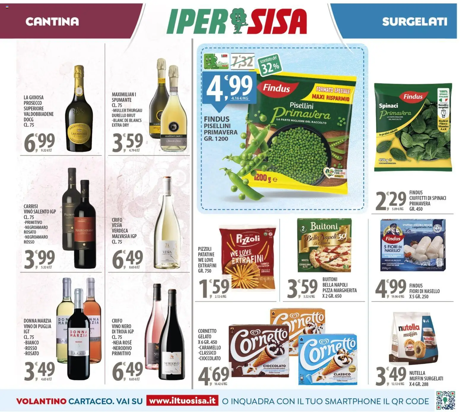 Volantino SISA del 24.10.2025 | Pagina: 5 | Prodotti: Cioccolato, Gelato, Vino, Muffin