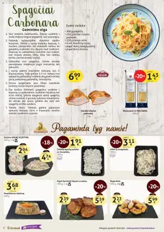 GRUSTE leidinys│galioja nuo 01.07.2025 | Puslapis: 2 | Prekių: Salotos, Keptuvė, Silkė, Makaronai