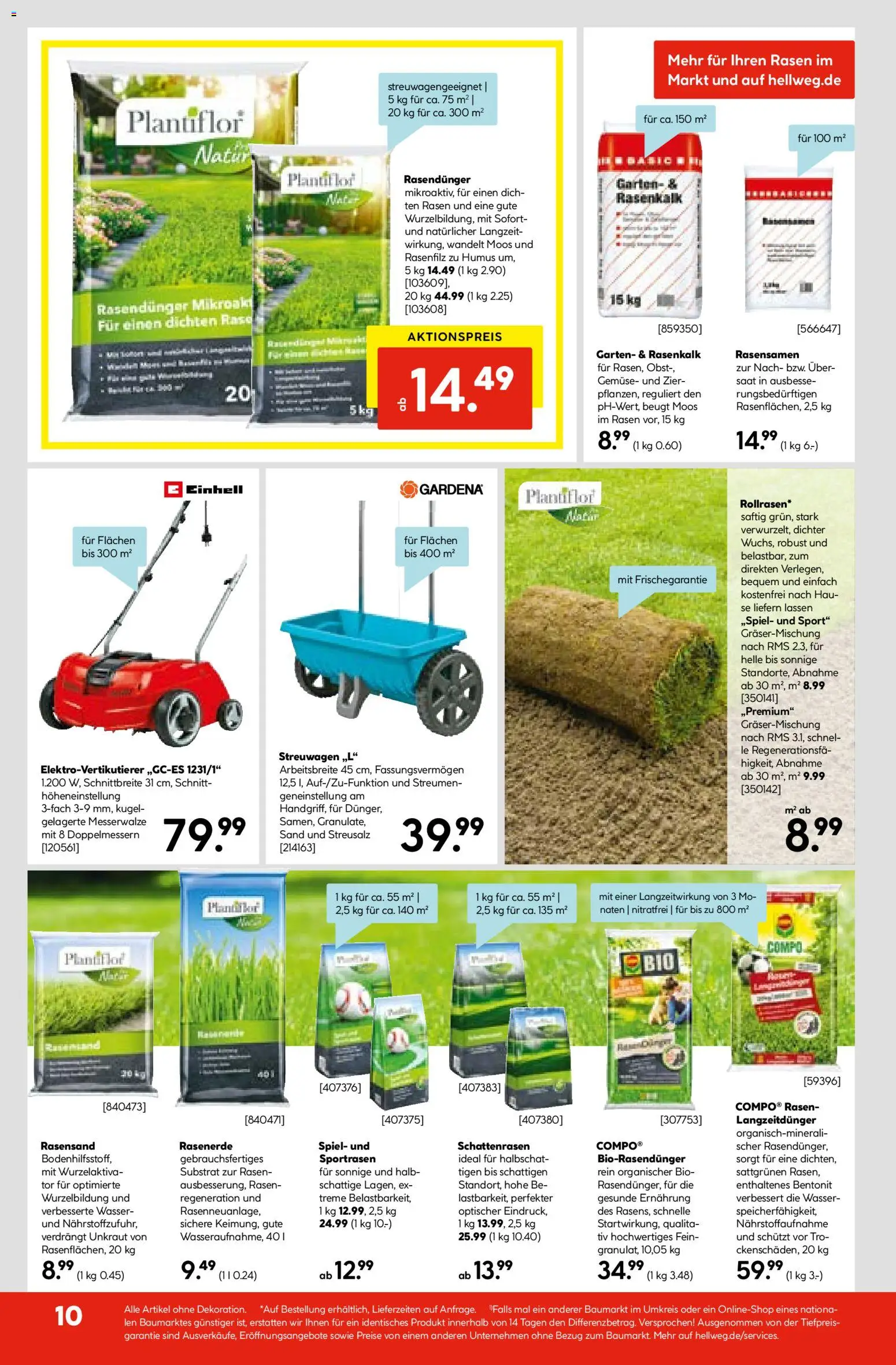 Hellweg Prospekt 	 – gültig ab 16.03.2026 | Seite: 12 | Produkte: Spiel, Wasser, Gemüse, Obst