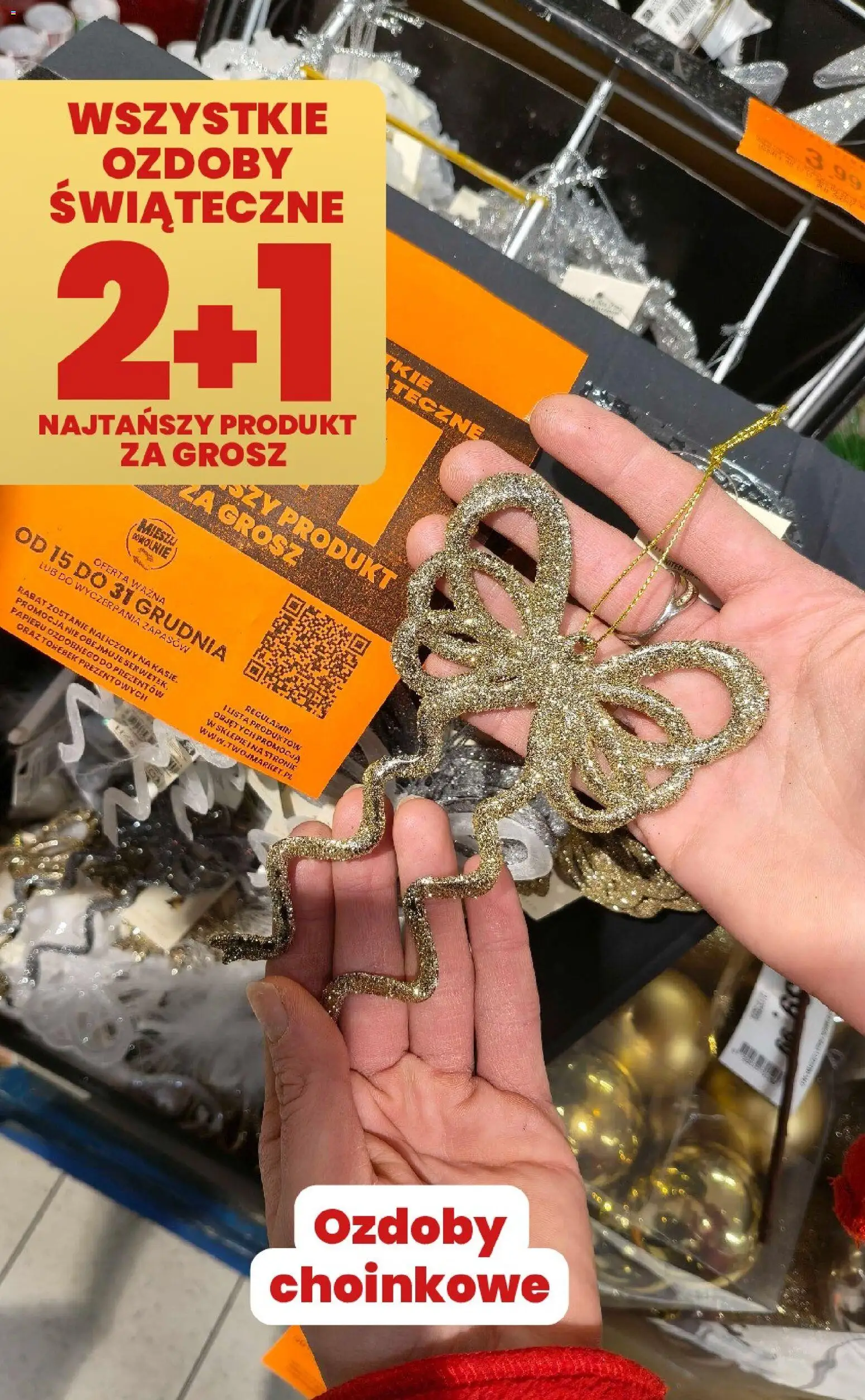 Twój Market Gazetka - Wszystkie ozdoby świąteczne 2+1 za grosz od 19.12.2025 | Strona: 6 | Produkty: Ozdoby świąteczne, Ser