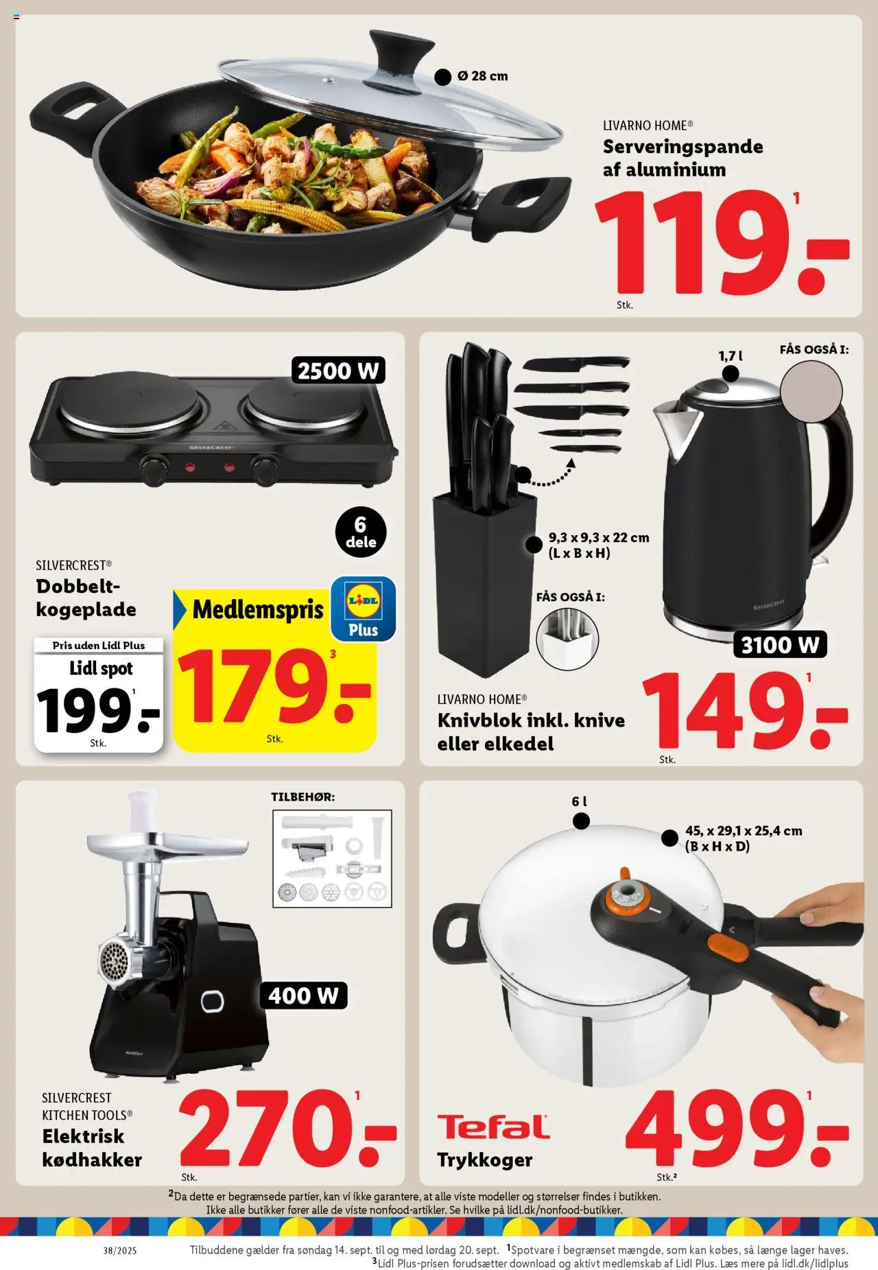 Lidl tilbudsavis – gyldig fra 18.09.2025 | Side: 31 | Produkter: Søm, Kogeplade