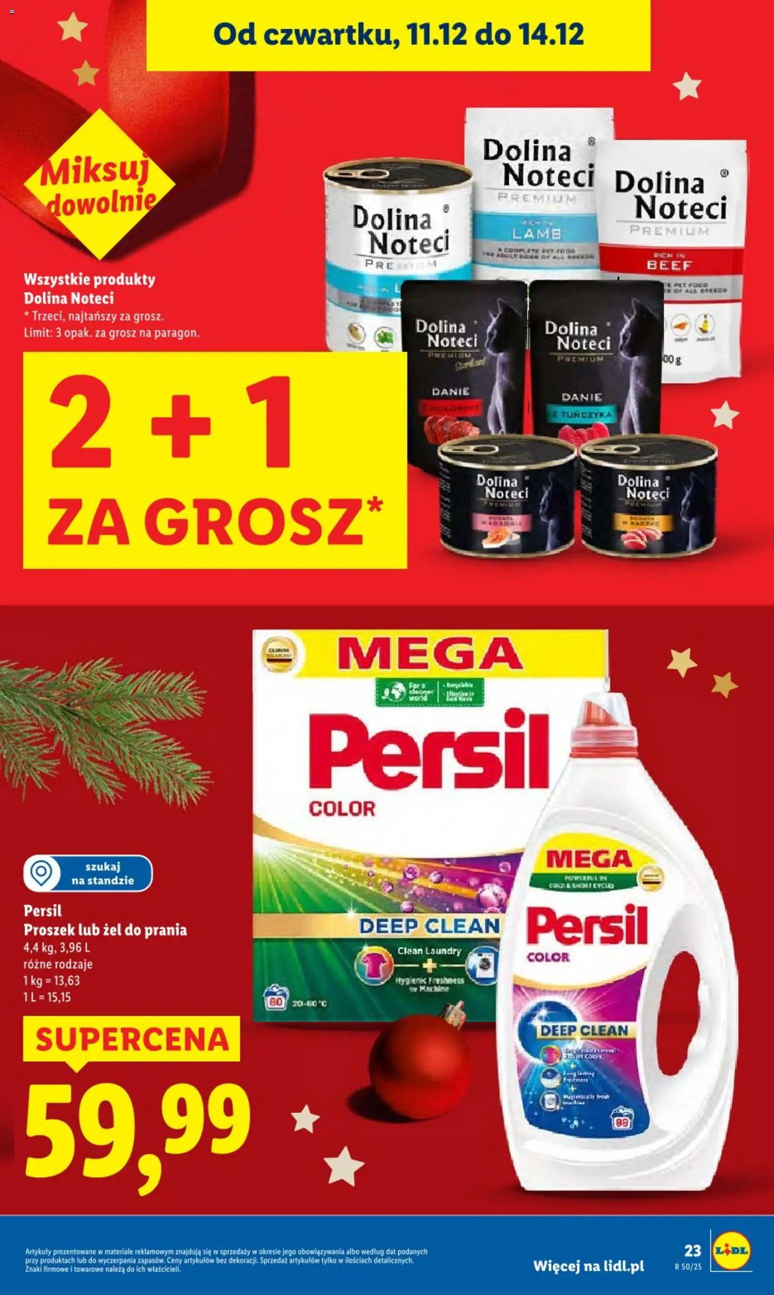 Lidl Gazetka od 11.12.2025 | Strona: 23 | Produkty: Persil, Żel do prania persil, Detergent