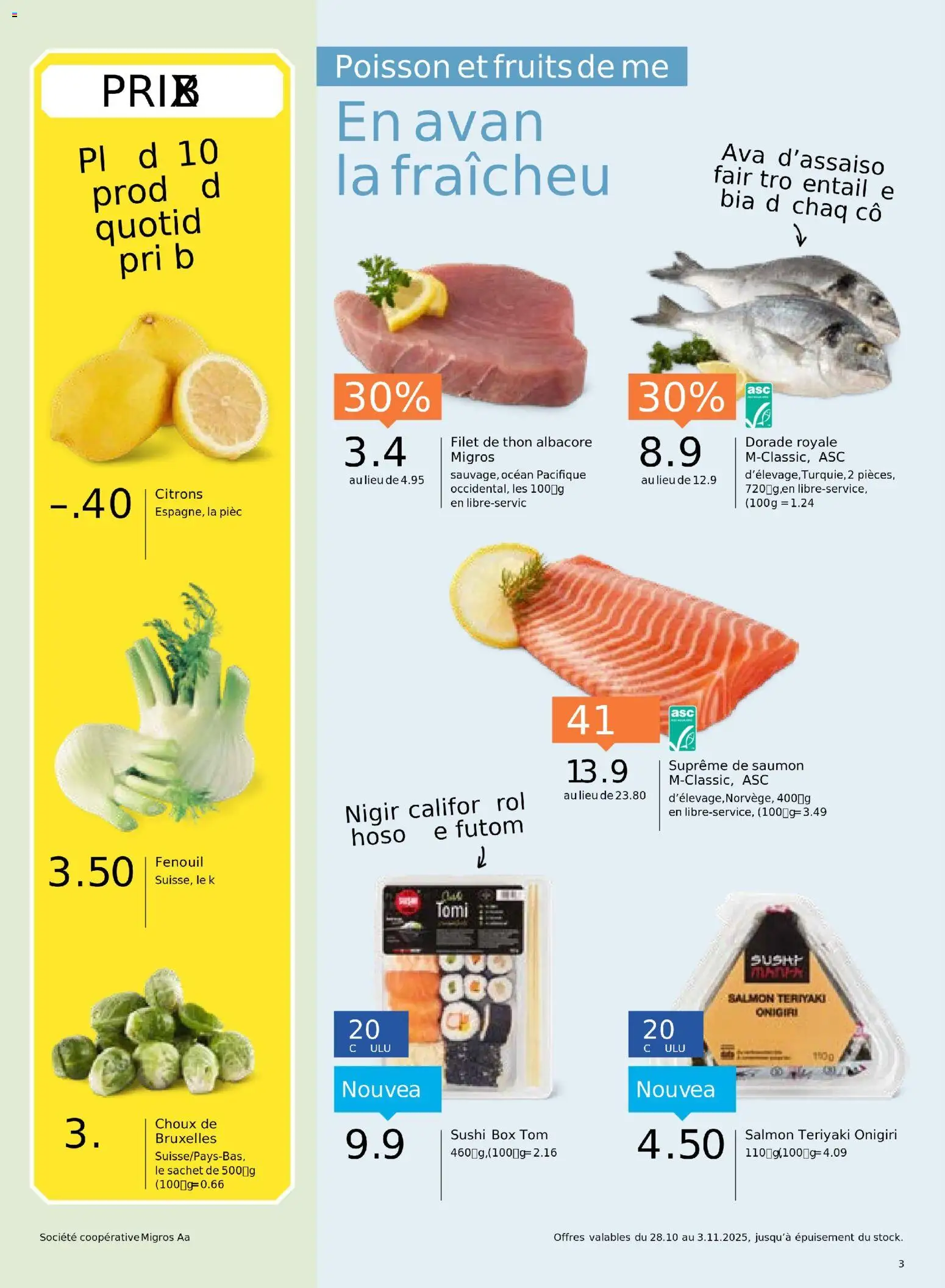 Migros Aktionen FR – gültig ab 28.10.2025 | Seite: 3 | Produkte: Box
