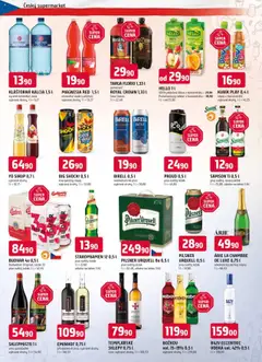 Trefa leták od 10.09.2025 | Strana: 10 | Produkty: Staropramen, Pilsner, Minerální voda, Cola