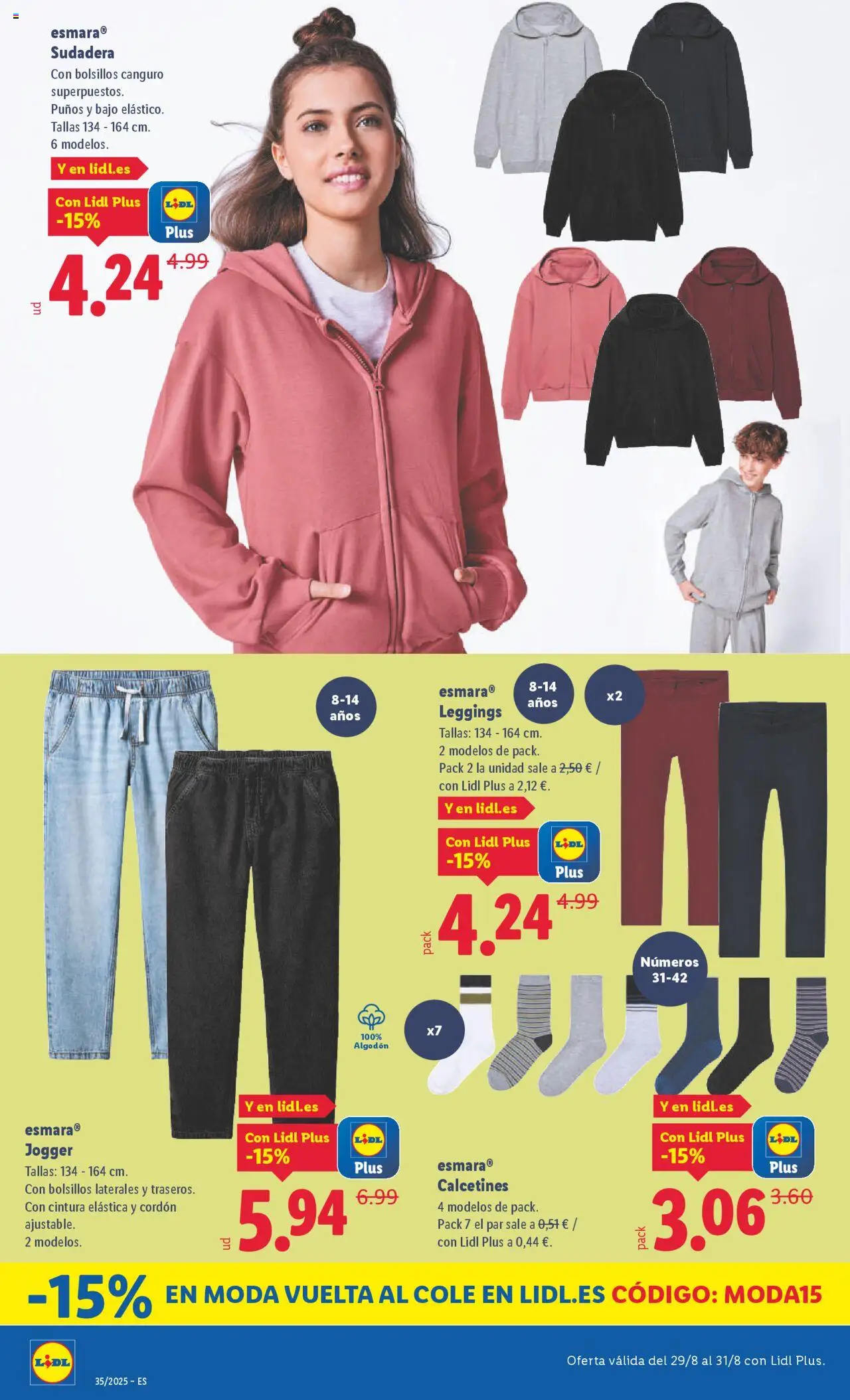 Lidl catálogo de bazar MAD │ válido desde el 25.08.2025 | Página: 14 | Productos: Sudadera