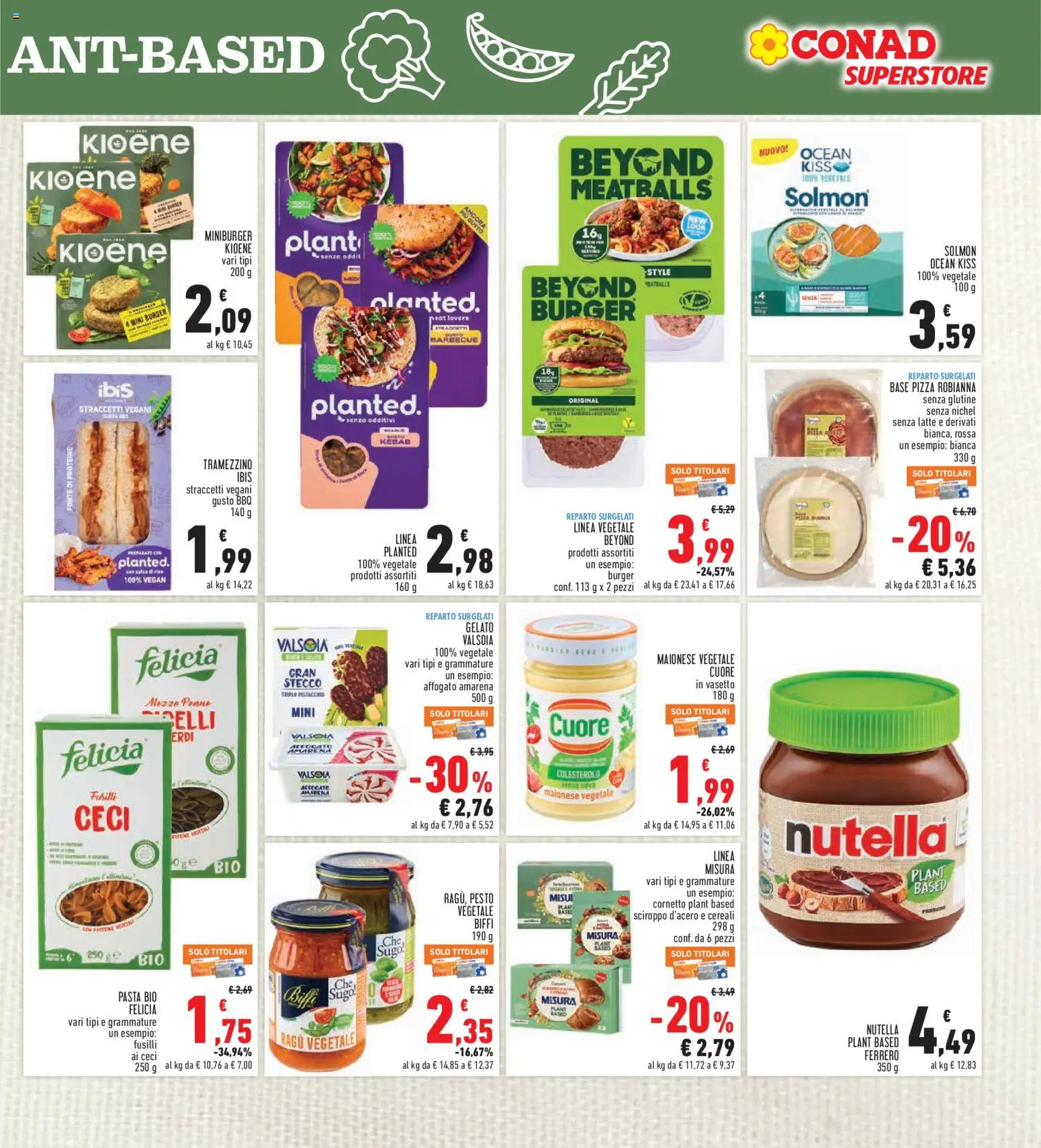 Volantino Conad del 08.04.2026 | Pagina: 17 | Prodotti: Ceci, Nutella, Pesto, Sugo