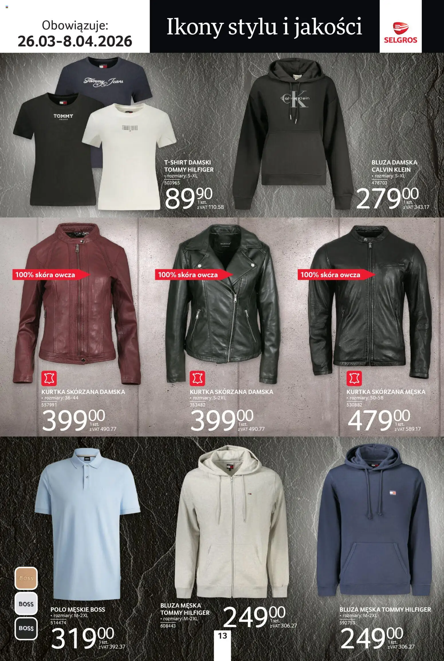 Selgros cash&carry gazetka - Premium od 26.03.2026 | Strona: 13 | Produkty: Kurtka