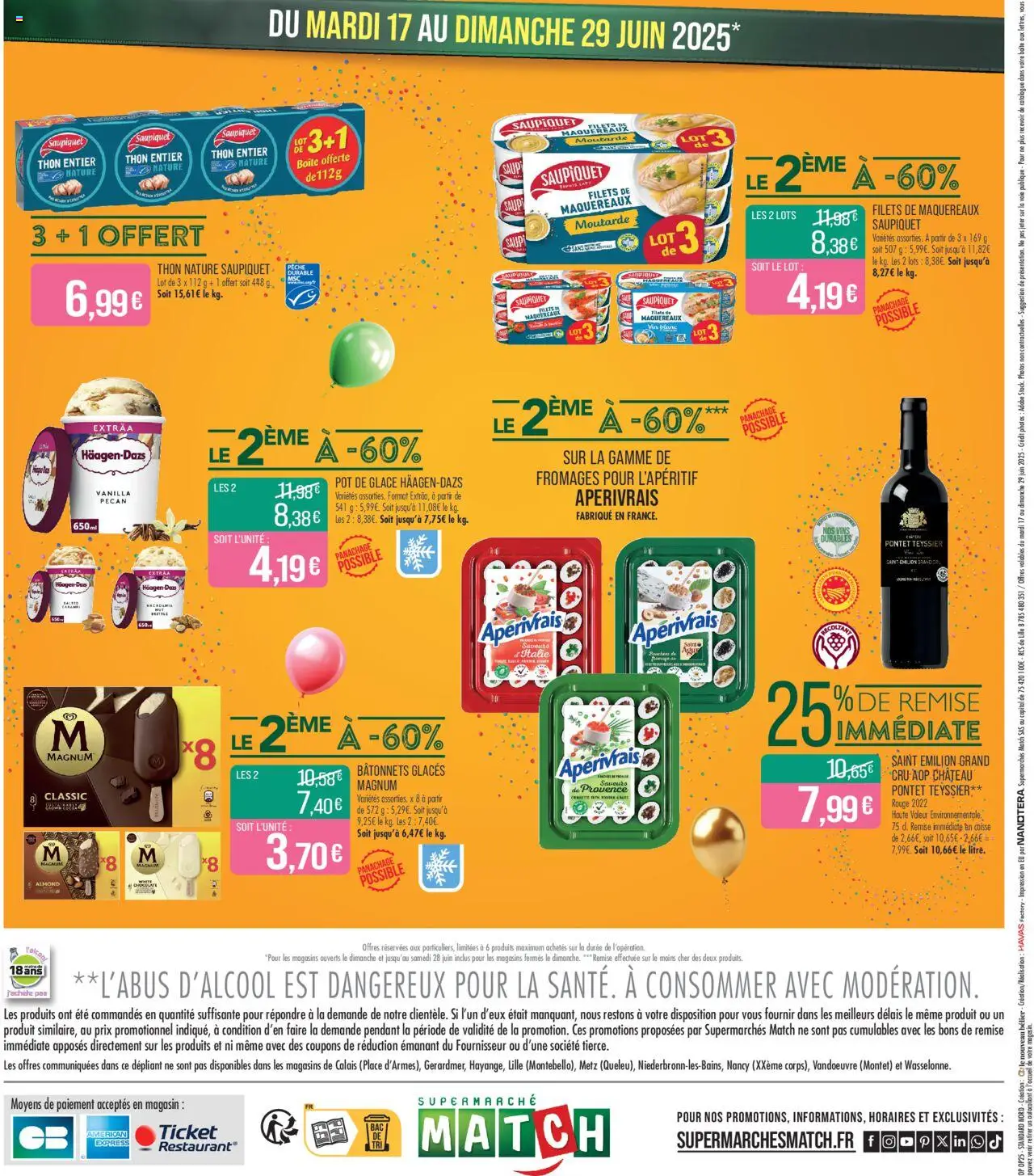  | Page: 20 | Produits: Glaces, Pêche, Thon, Moutarde