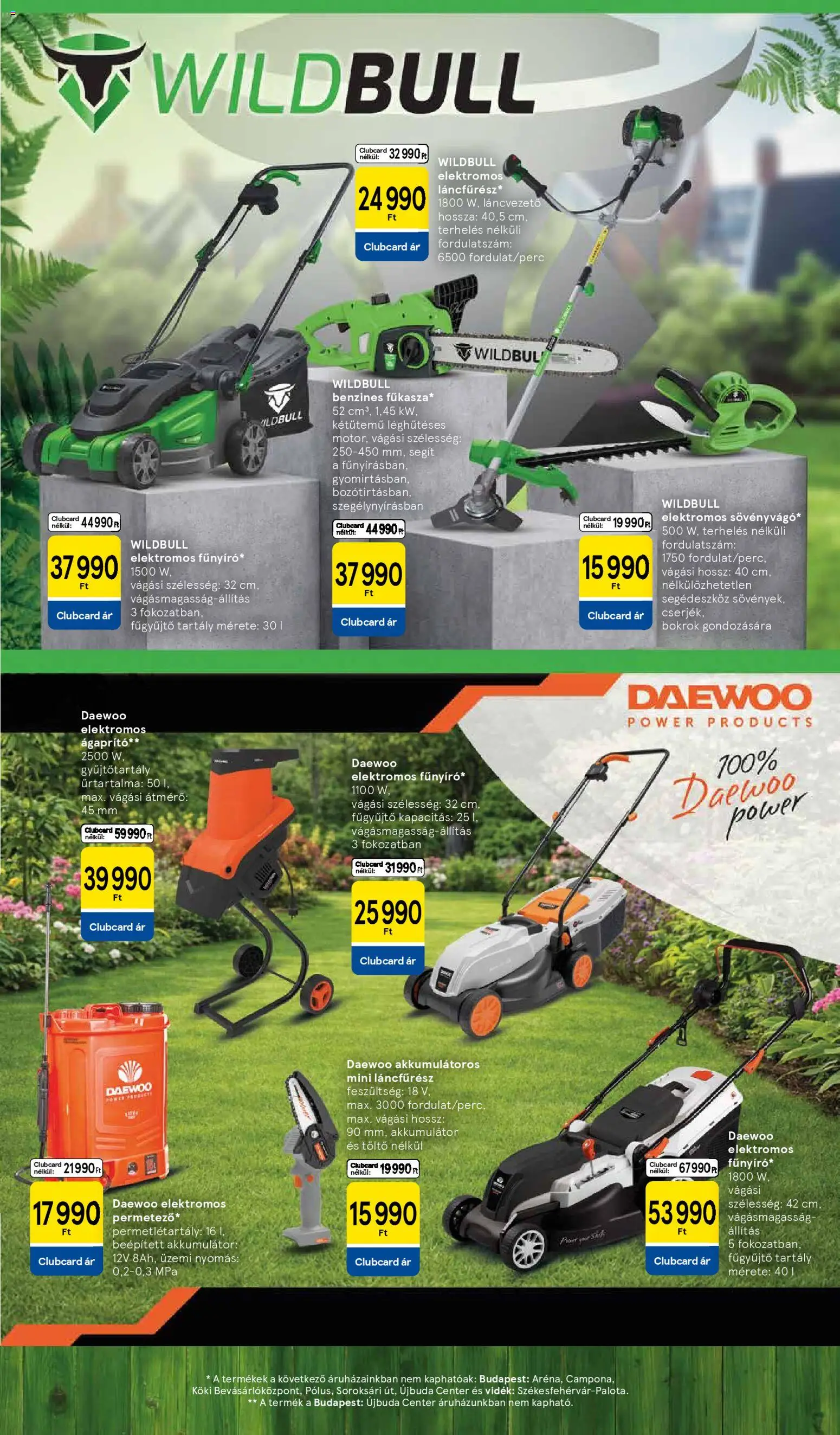 Tesco akciós ujság - amely érvényes a következő dátumtól: 04.03.2026 | Oldal: 13 | Termékek: Akkumulátor, Töltő, Ágaprító, Láncfűrész