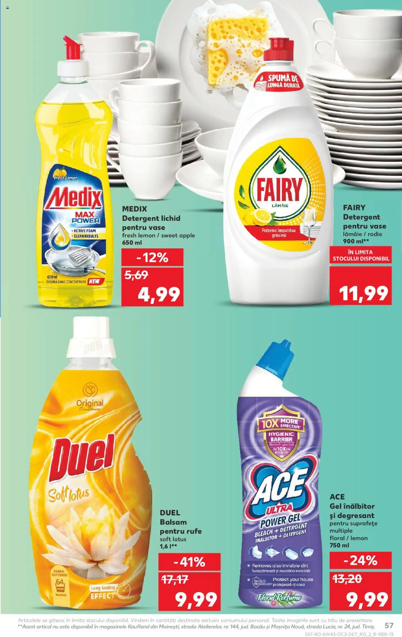 Noul catalog Kaufland – valabil de la 22.10.2025 | Pagină: 57 | Produse: Apple, Yorgan, Detergent, Lămâie