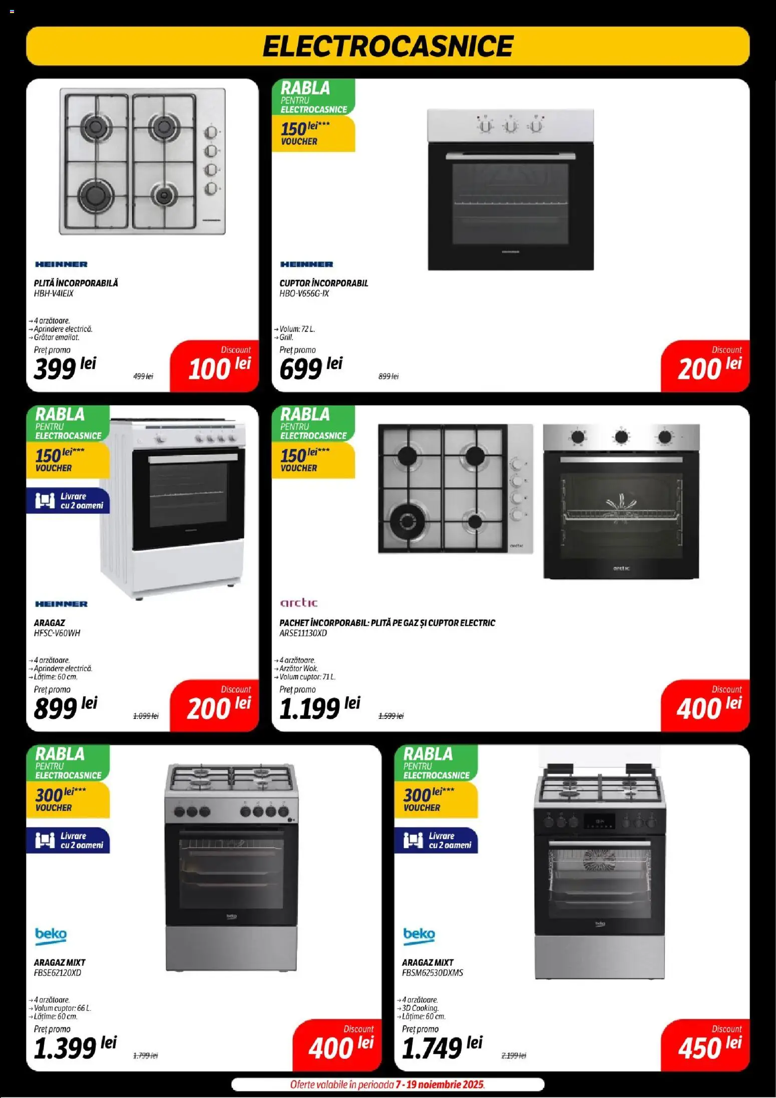 Noul catalog Flanco – valabil de la 14.11.2025 | Pagină: 30 | Produse: Cuptor, Plită, Aragaz, Grătar