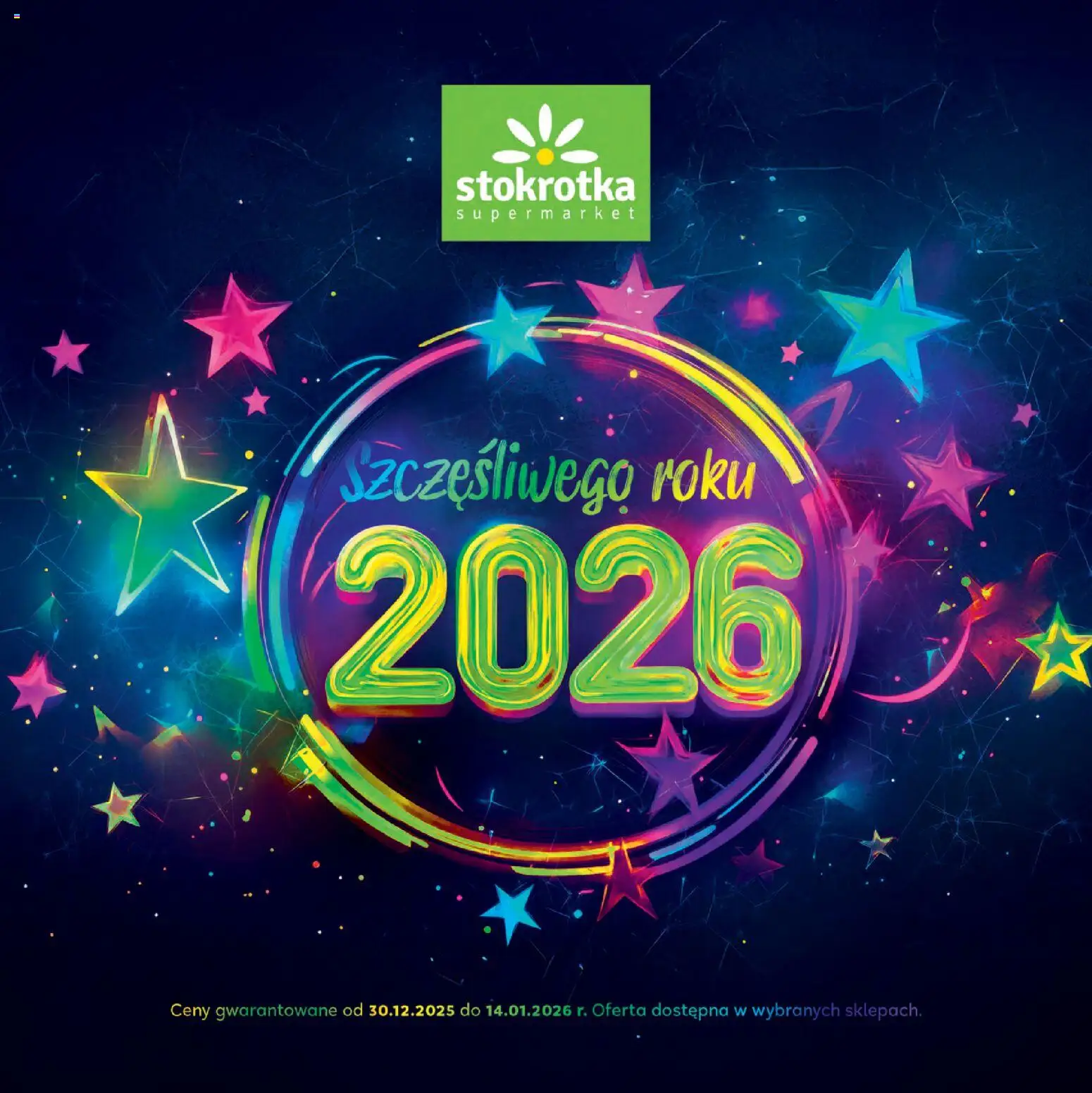 Stokrotka Gazetka - Sylwester od 30.12.2025 | Strona: 1 | Produkty: Stokrotka