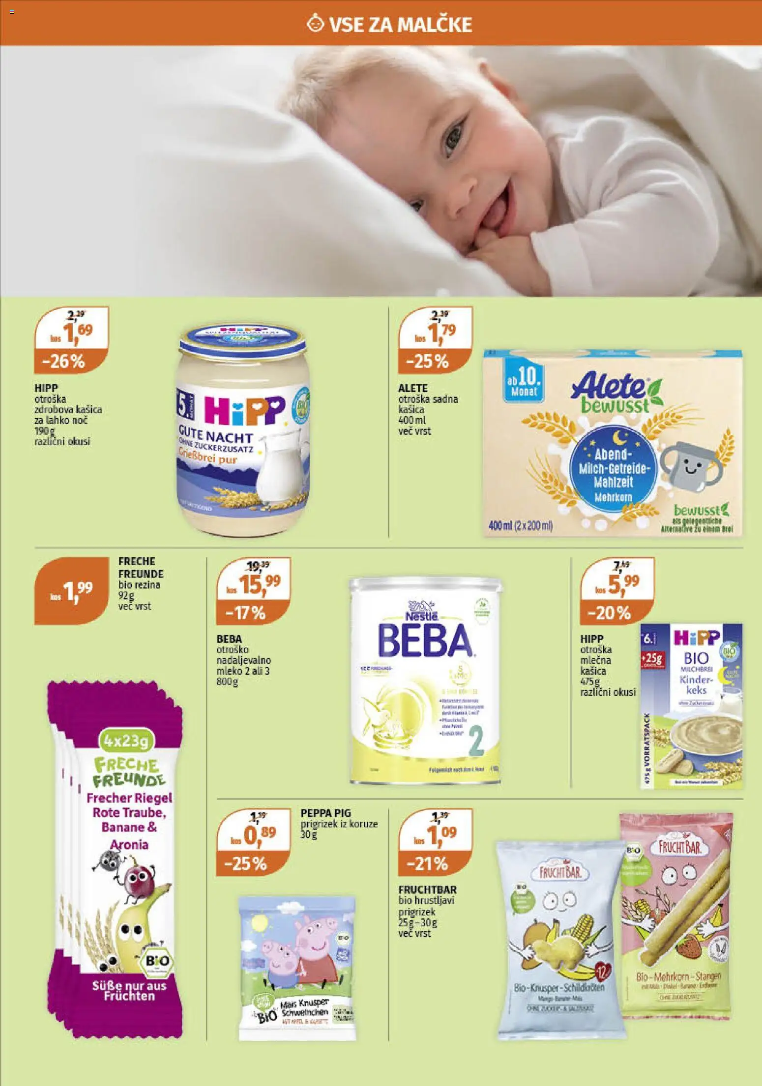 Novi Müller katalog ponudbe – veljaven od 27.10.2025 | Stran: 13 | Izdelki: Mleko, Banane